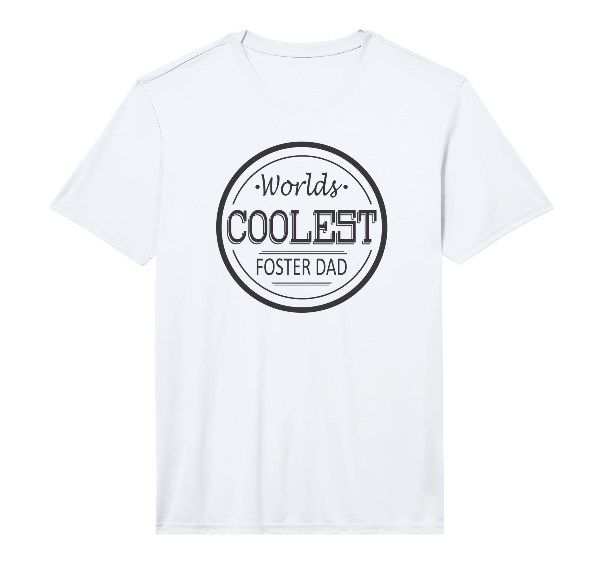 Mens Worlds Coolest Foster Dad Funny T-Shirt - Custom Art Print Unisex - T-Shirt, Sweatshirt, Hoodie