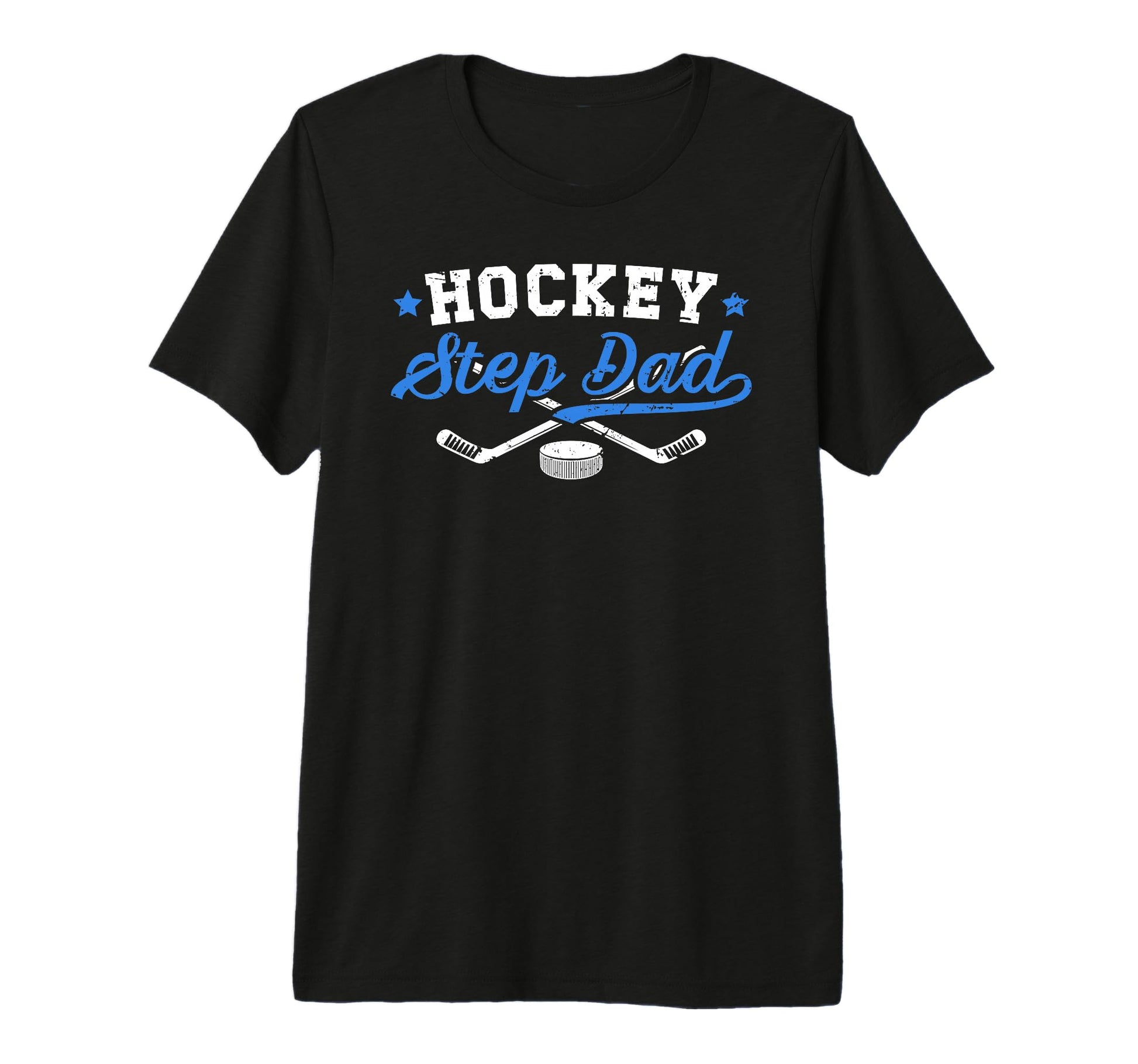 Mens Hockey Step Dad Hockey Player Step T-Shirt - Minimalist Print Unisex - T-Shirt, Sweatshirt, Hoodie