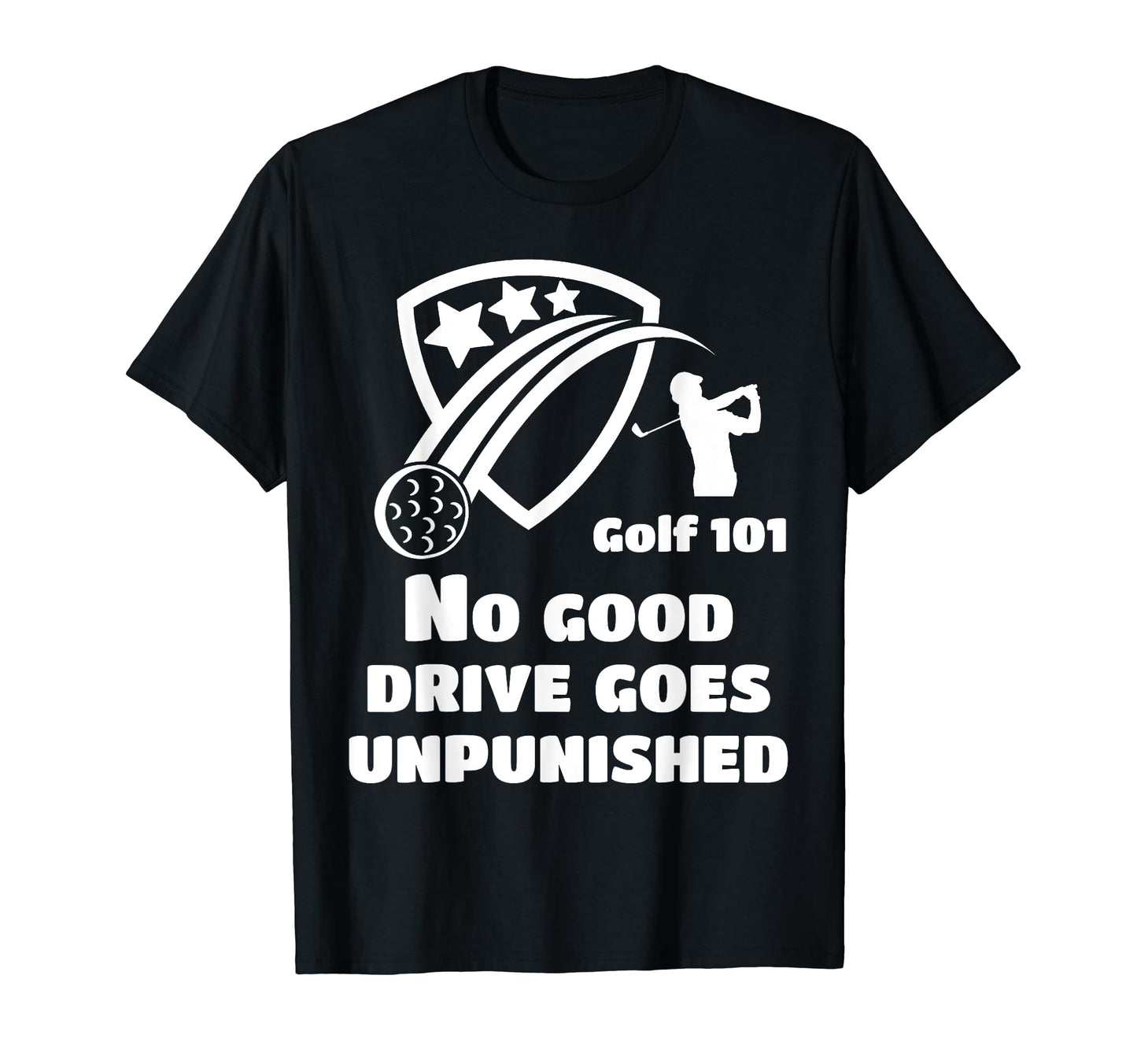Golf 101 Golfing Driver Golf Club Lets T-Shirt - Minimalist Print Unisex - T-Shirt, Sweatshirt, Hoodie