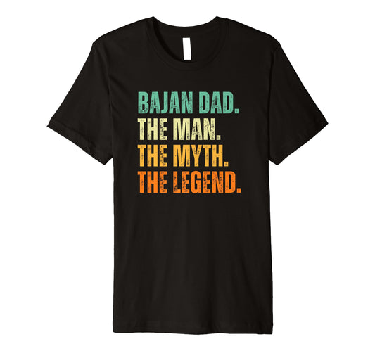 Bajan Dad Barbados Myth Legend T-Shirt - Trendy Graphic Unisex - T-Shirt, Sweatshirt, Hoodie