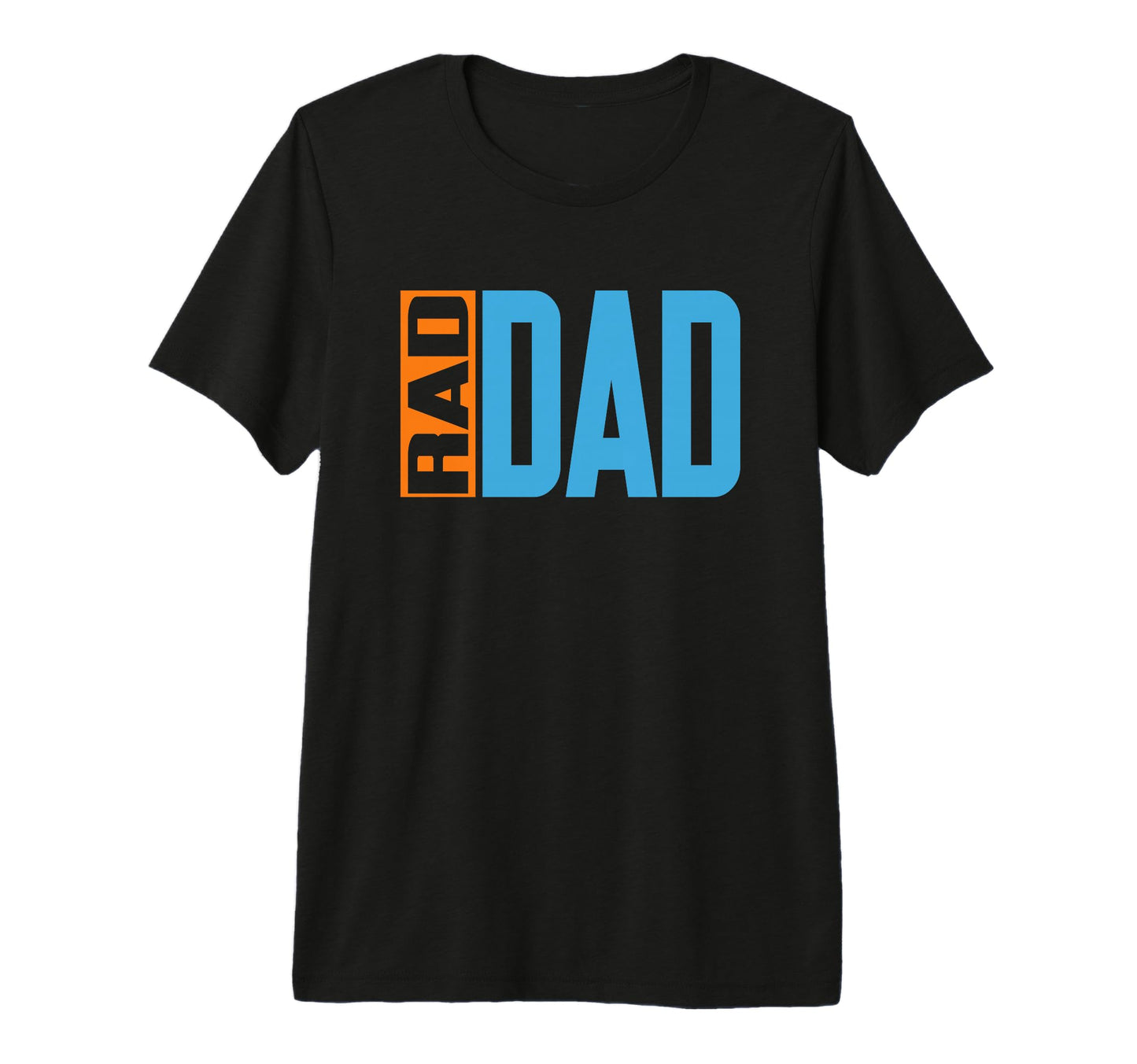 Rad Dad Rad Dad Fathers Day Tri Blend T-Shirt - Aesthetic Graphic Unisex - T-Shirt, Sweatshirt, Hoodie