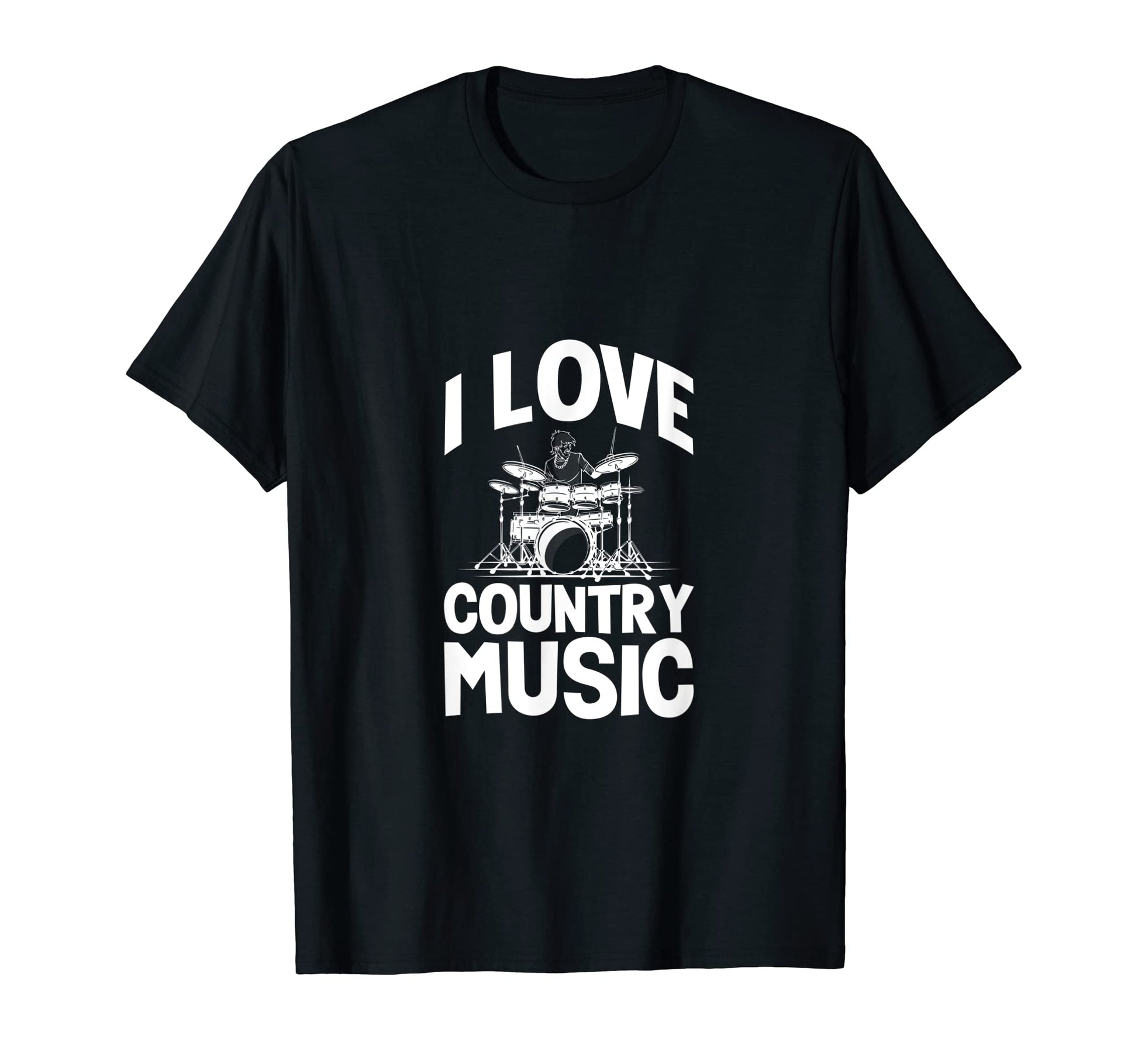 I Love Country Music Music Lover T-Shirt - Casual Everyday Wear Men Women - T-Shirt, Sweatshirt, Hoodie
