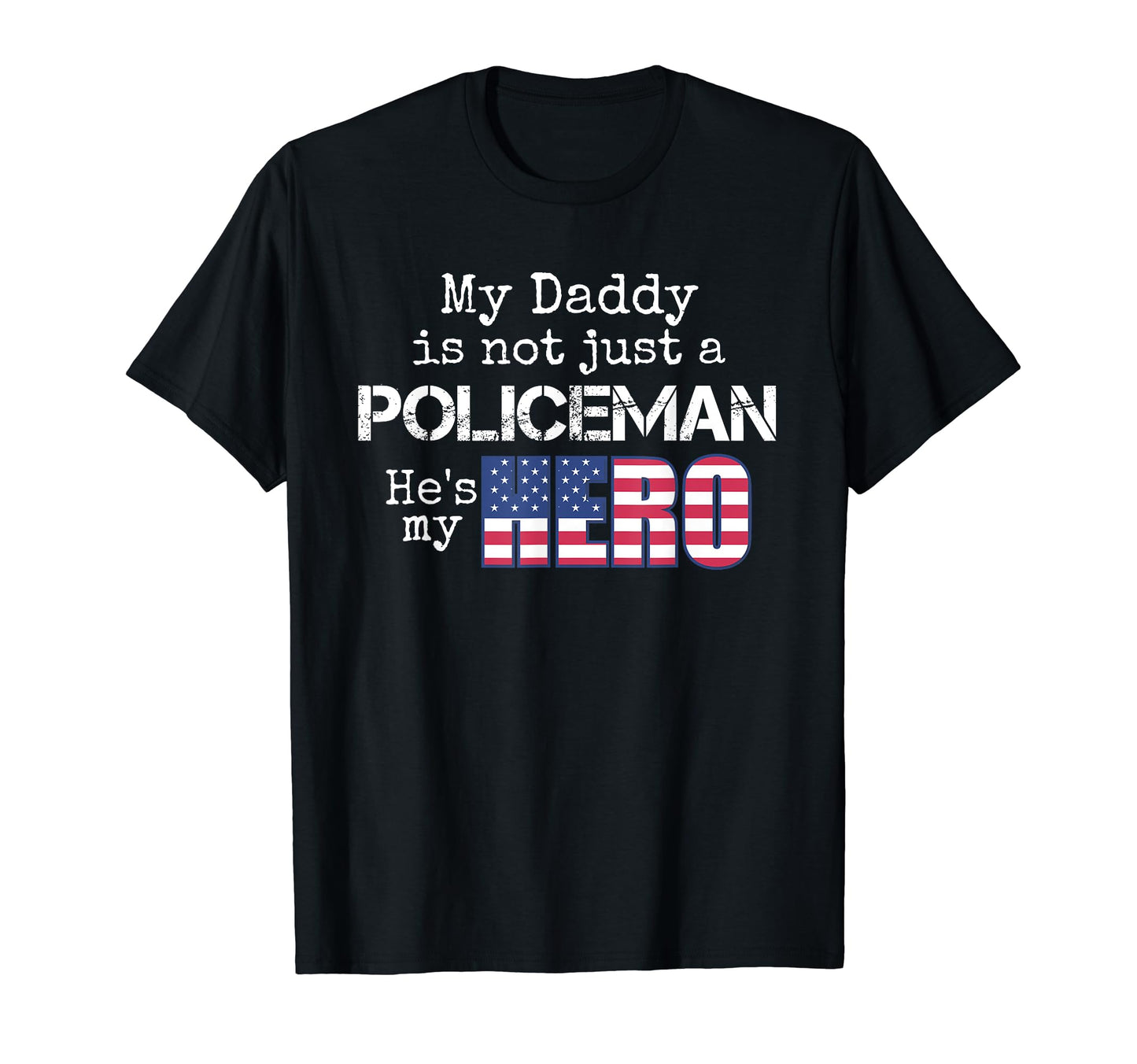 Patriotic Policeman Family Us Flag Hero T-Shirt - Aesthetic Graphic Unisex - T-Shirt, Sweatshirt, Hoodie