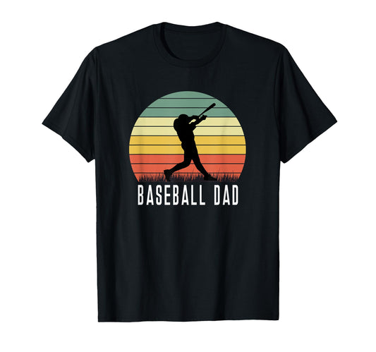 Baseball Batter Homerun Dad Fathers Day T-Shirt - Graphic Print Unisex - T-Shirt, Sweatshirt, Hoodie