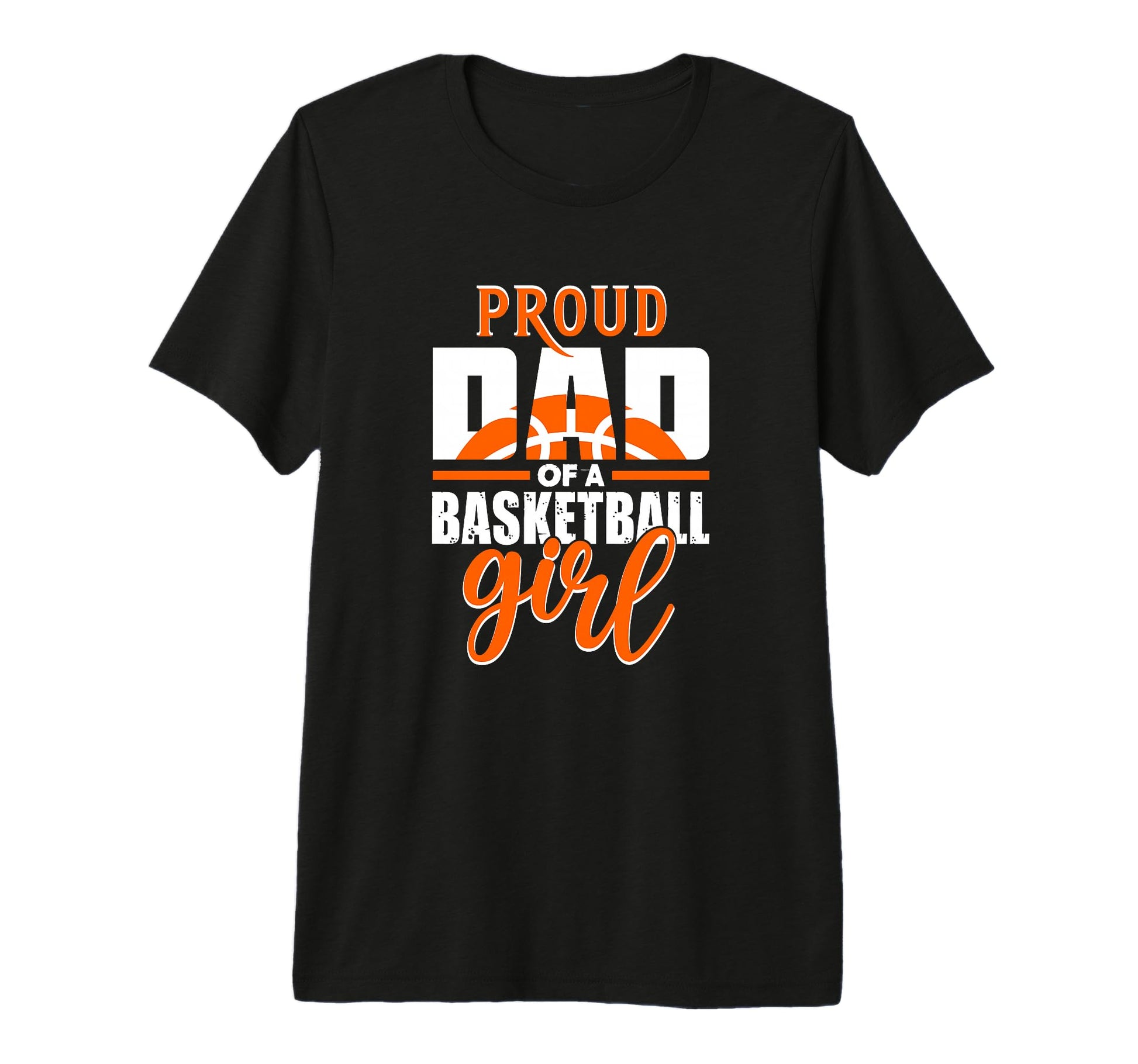 Proud Dad Basketball Tri Blend T-Shirt - Trendy Graphic for Adults - T-Shirt, Sweatshirt, Hoodie