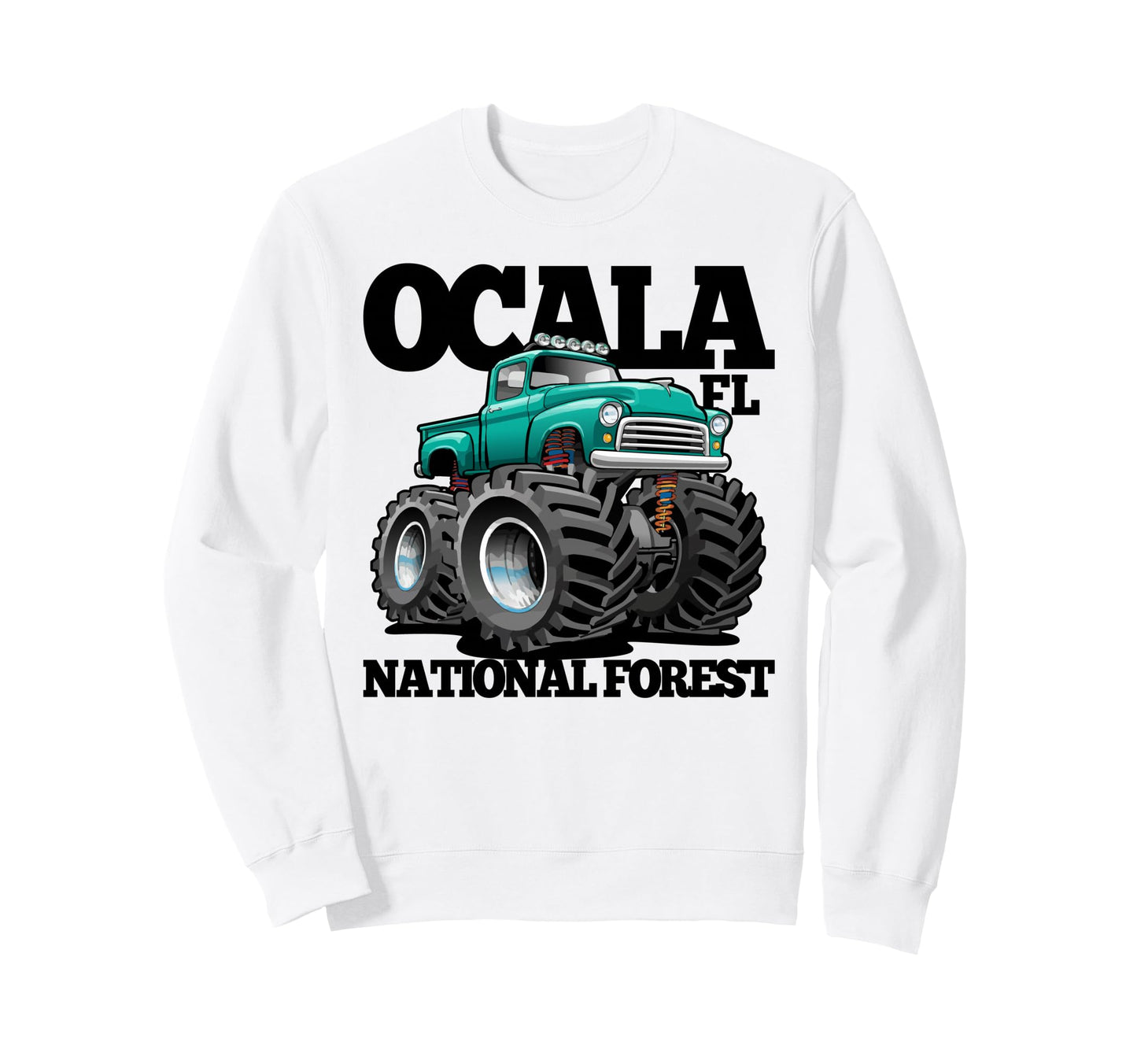 Ocala National Forest Usa Offroad 4X4 Sweatshirt - Graphic Print Men Women - T-Shirt, Sweatshirt, Hoodie