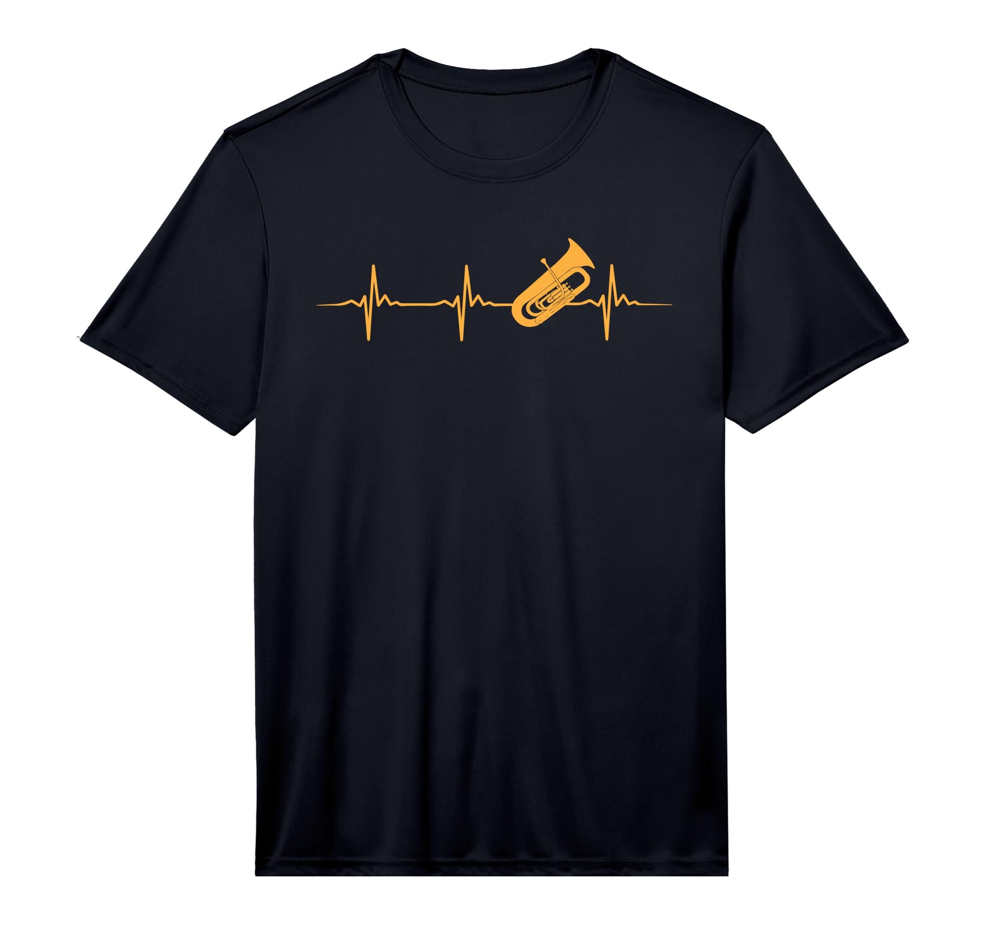 Great Tuba Heartbeat Gift Tuba Player T-Shirt - Novelty Apparel Unisex - T-Shirt, Sweatshirt, Hoodie