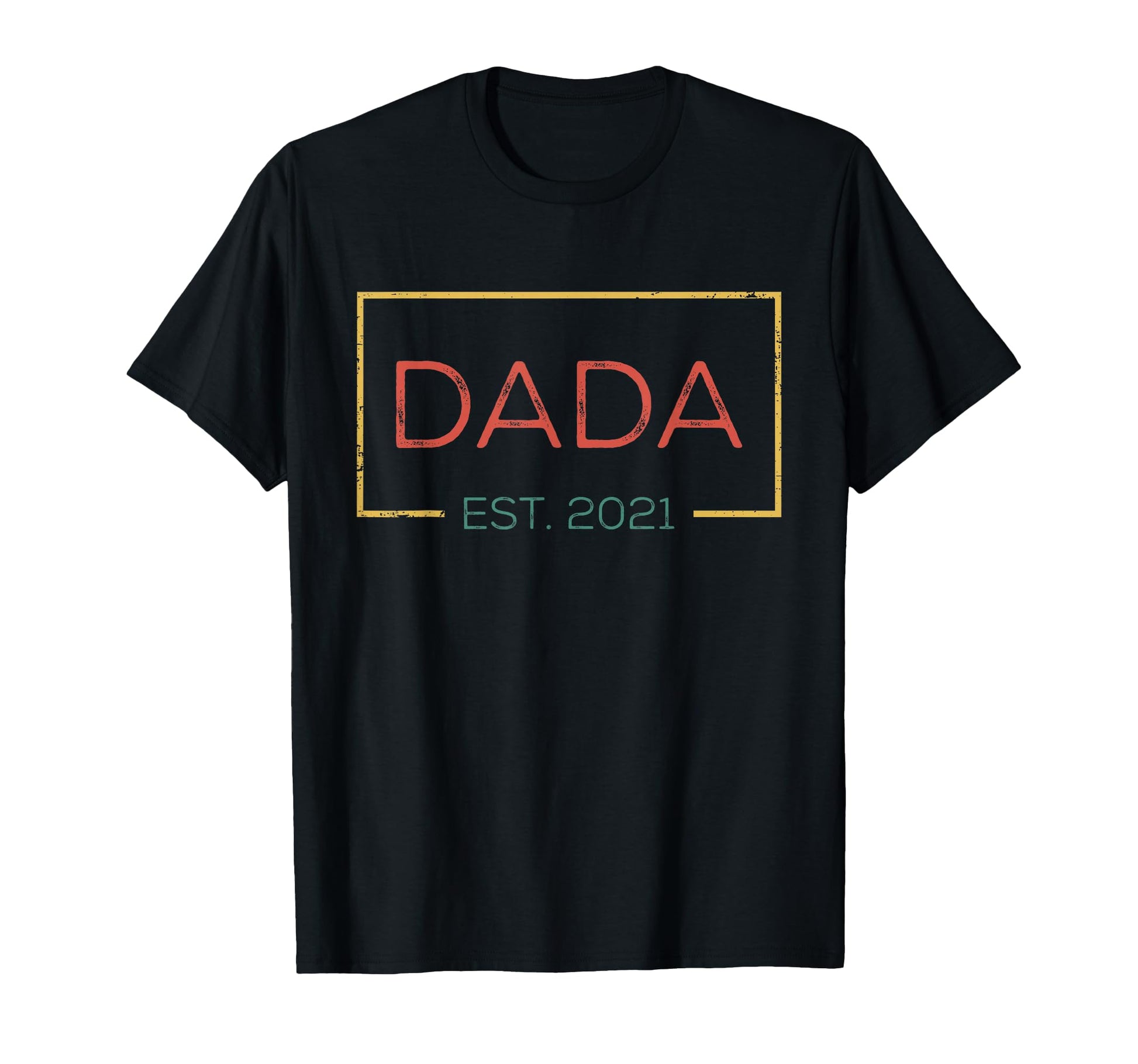 Dada Est 2021 Promoted To Dada Dad T-Shirt - Minimalist Print for Adults - T-Shirt, Sweatshirt, Hoodie