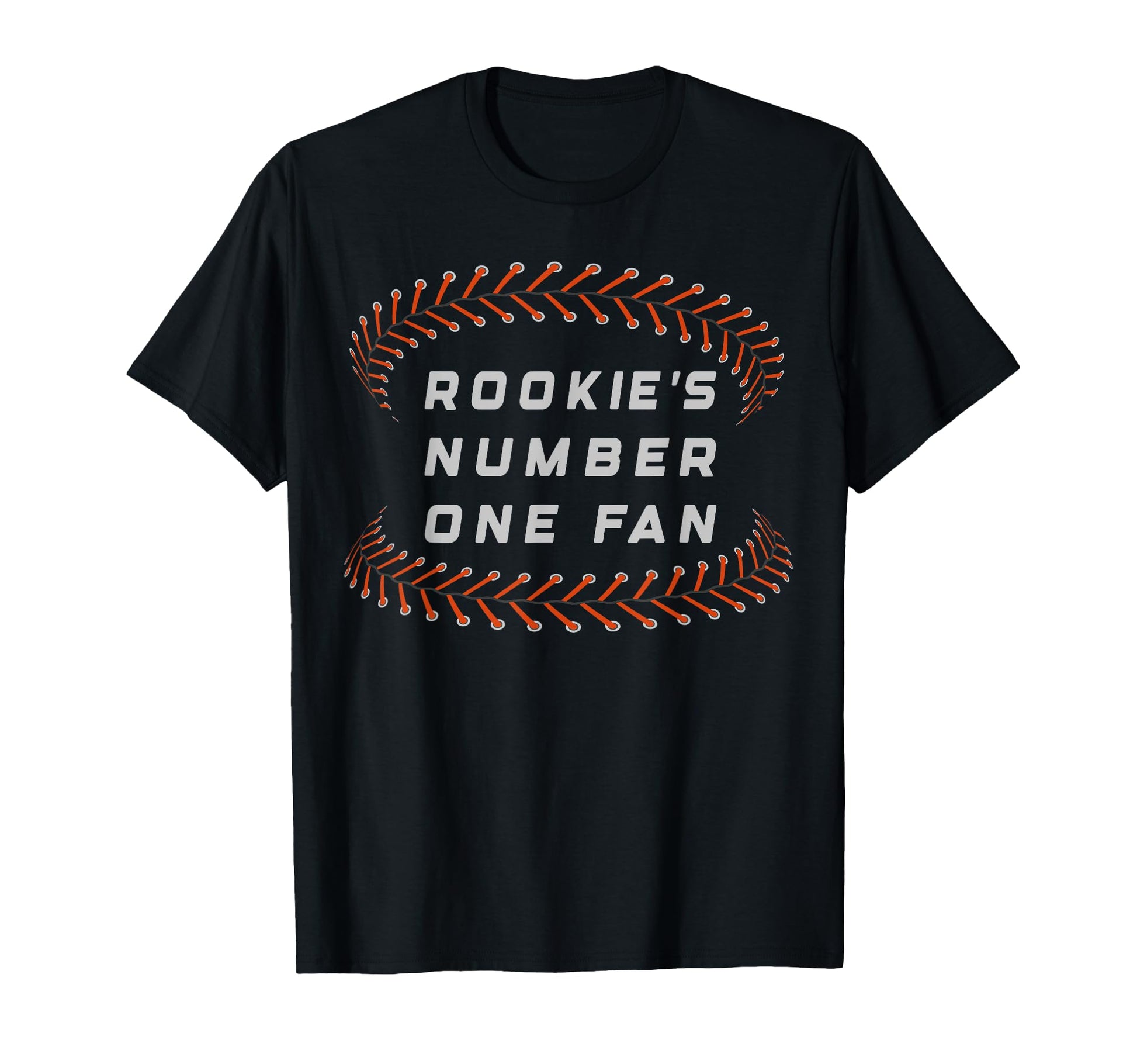 Rookies Number One Fan Baseball T-Shirt - Graphic Print for Adults - T-Shirt, Sweatshirt, Hoodie