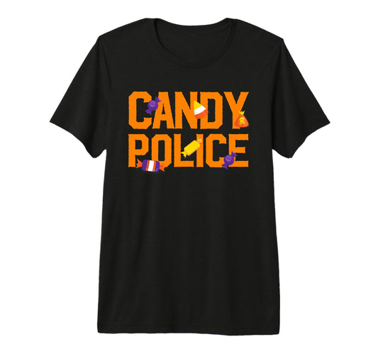Candy Police Funny Halloween Party T-Shirt - Aesthetic Graphic Men Women - T-Shirt, Sweatshirt, Hoodie
