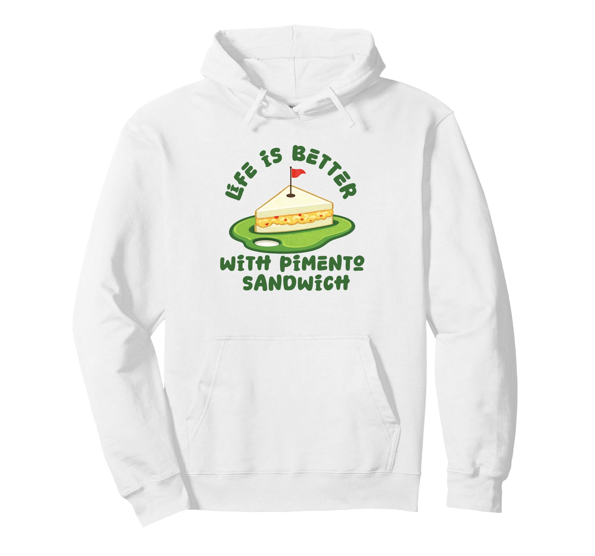 Pimento Cheese Sandwich Golf Dad Life Hoodie - Streetwear Style Men Women - T-Shirt, Sweatshirt, Hoodie