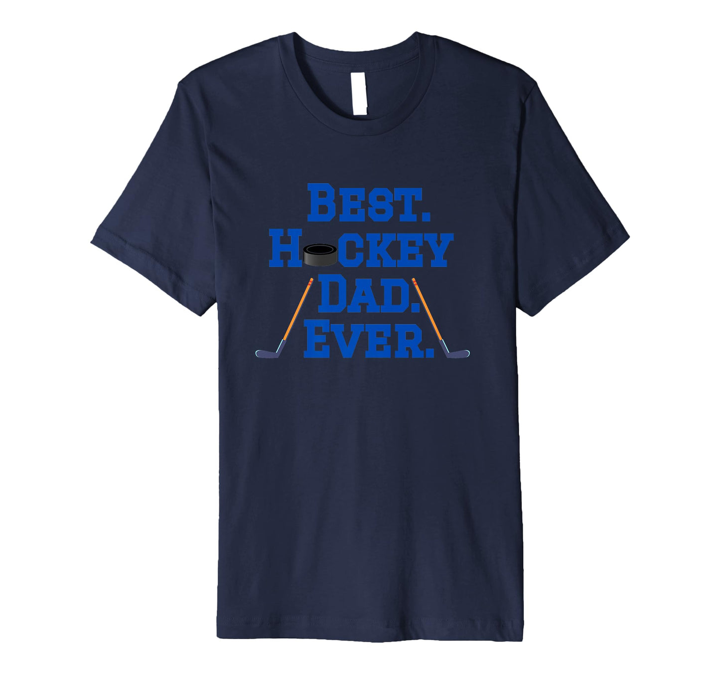 Mens Best Hockey Dad T-Shirt - Aesthetic Graphic Unisex - T-Shirt, Sweatshirt, Hoodie