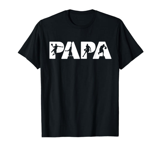 Basketball Papa Funny Papa Basketball T-Shirt - Unique Graphic Men Women - T-Shirt, Sweatshirt, Hoodie