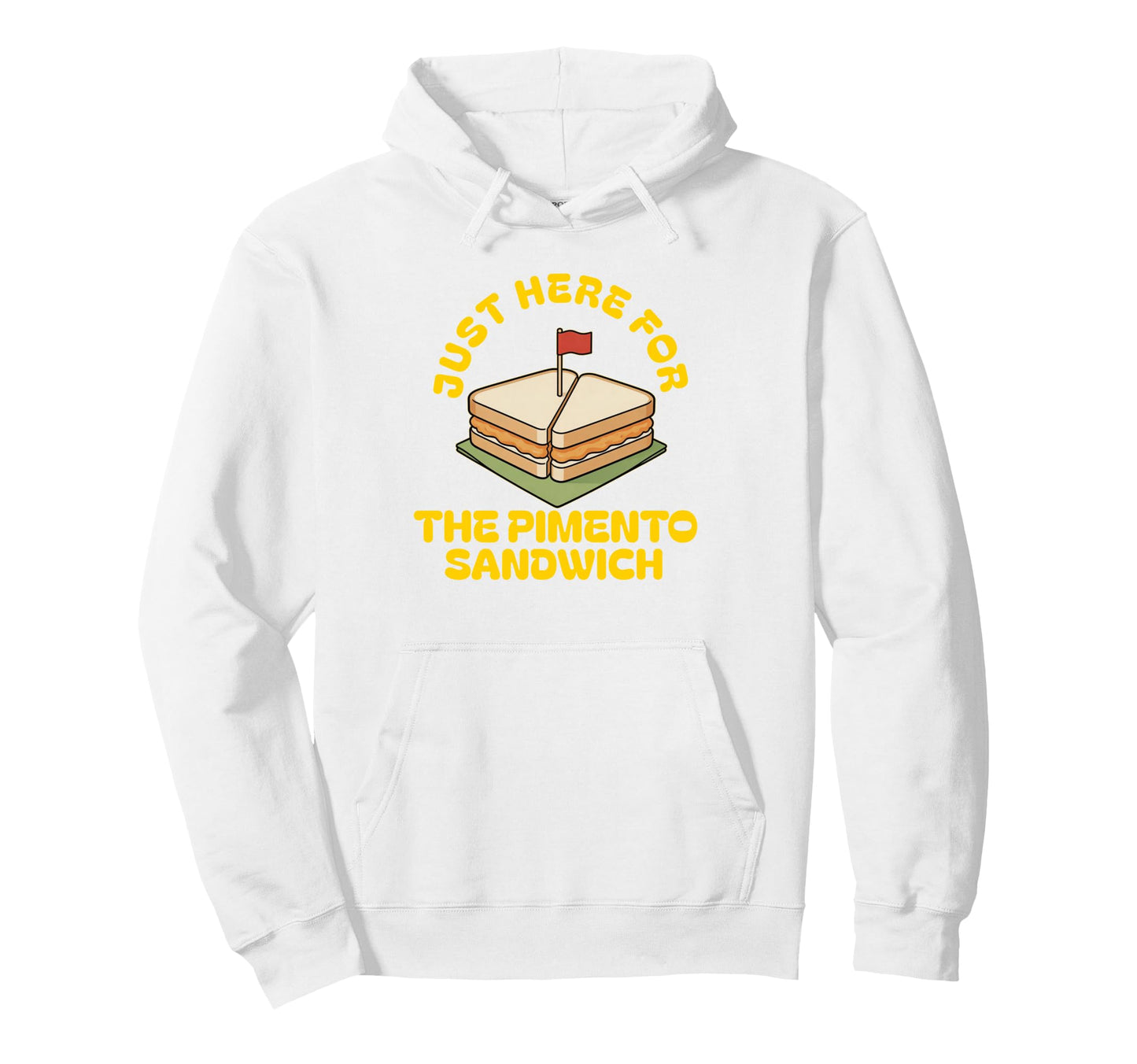 Pimento Cheese Sandwich Golf Dad Hoodie - Trendy Graphic for Adults - T-Shirt, Sweatshirt, Hoodie