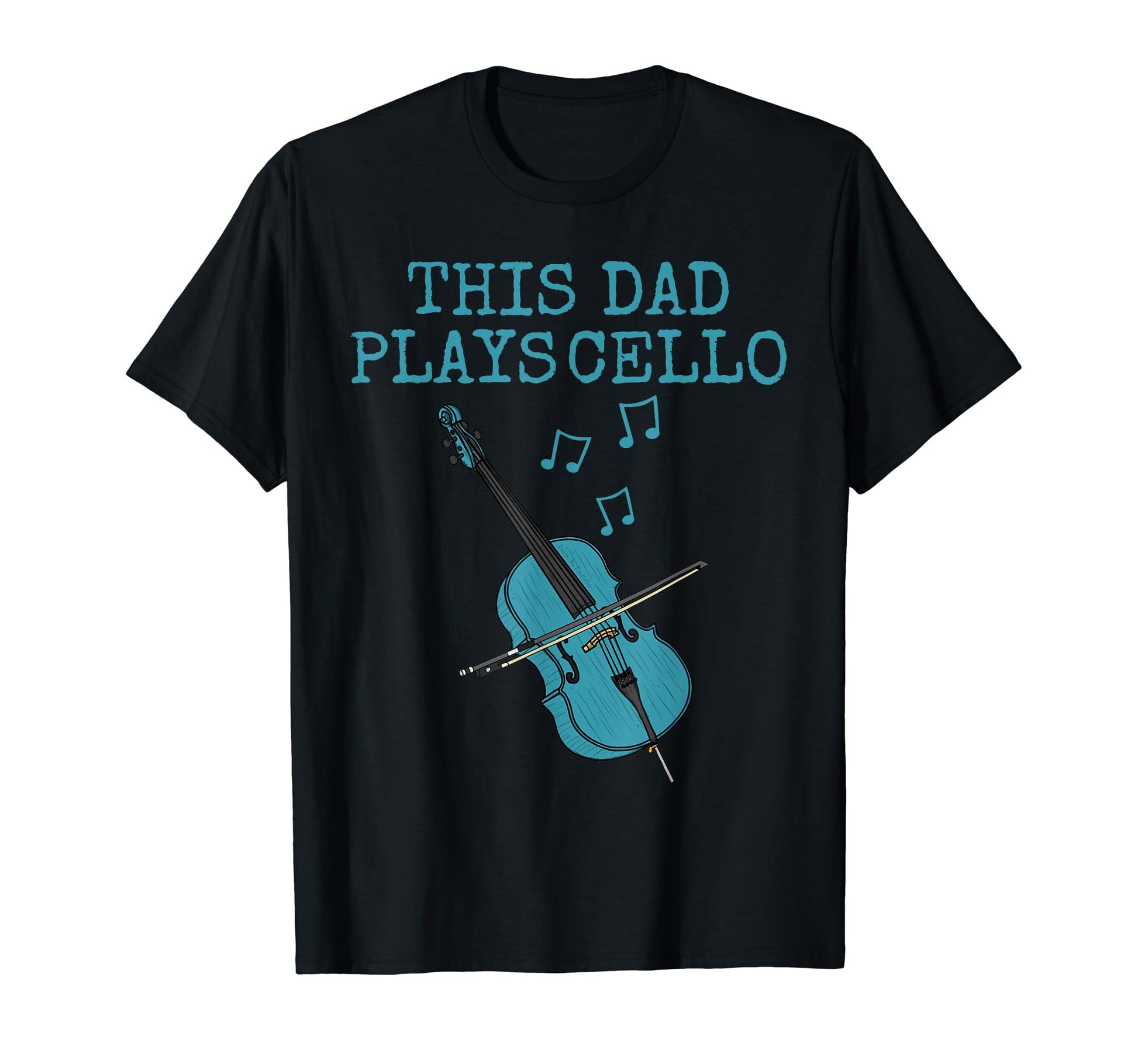 This Dad Plays Cello Cellist String T-Shirt - Minimalist Print Unisex - T-Shirt, Sweatshirt, Hoodie