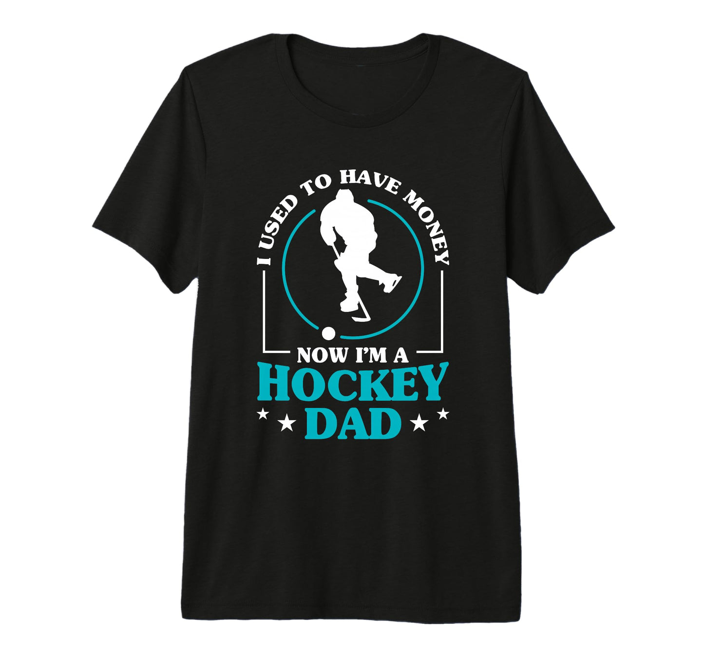 Ice Hockey Dad Tri Blend T-Shirt - Fun Novelty Design Unisex - T-Shirt, Sweatshirt, Hoodie