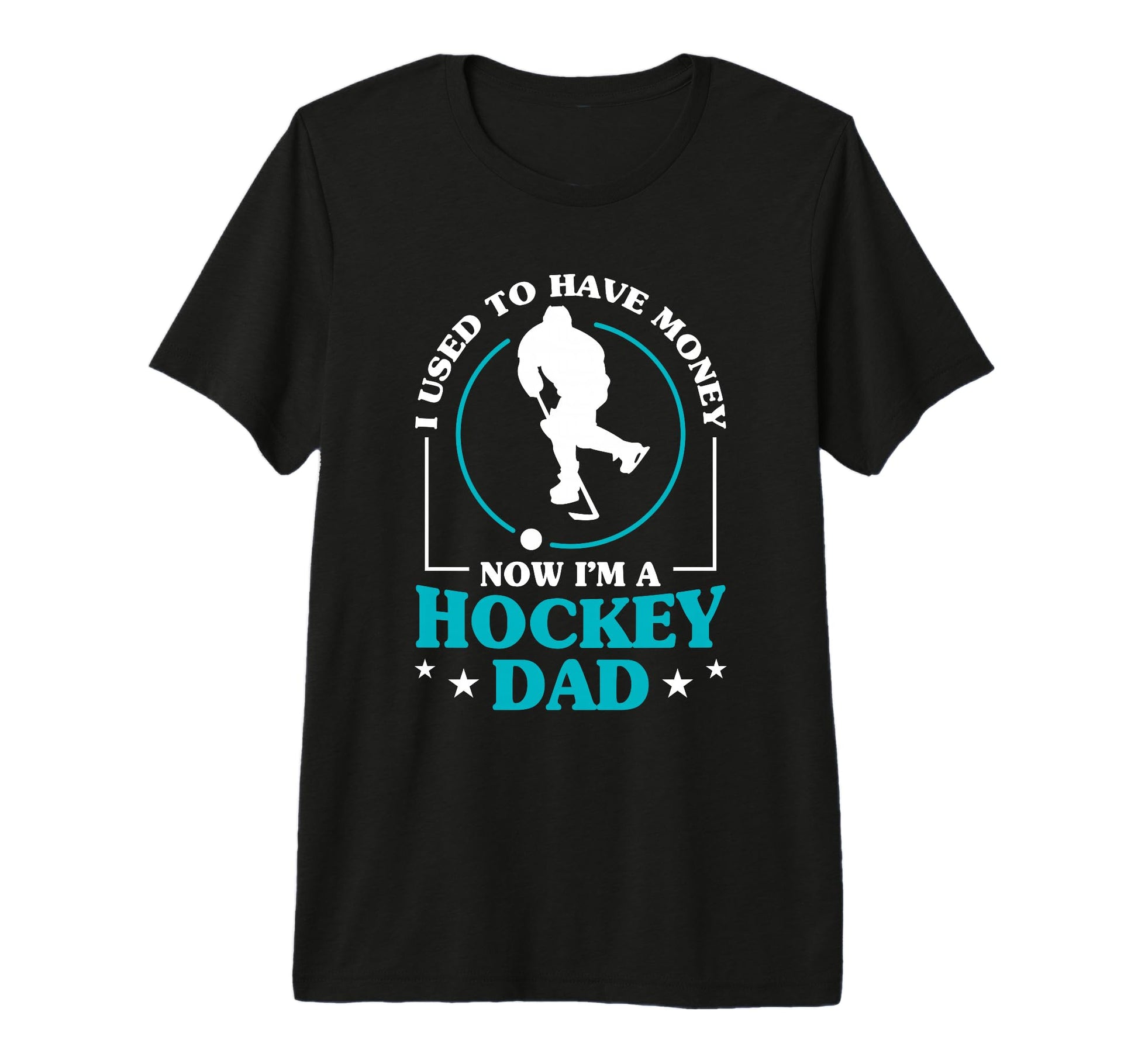 Ice Hockey Dad Tri Blend T-Shirt - Fun Novelty Design Unisex - T-Shirt, Sweatshirt, Hoodie