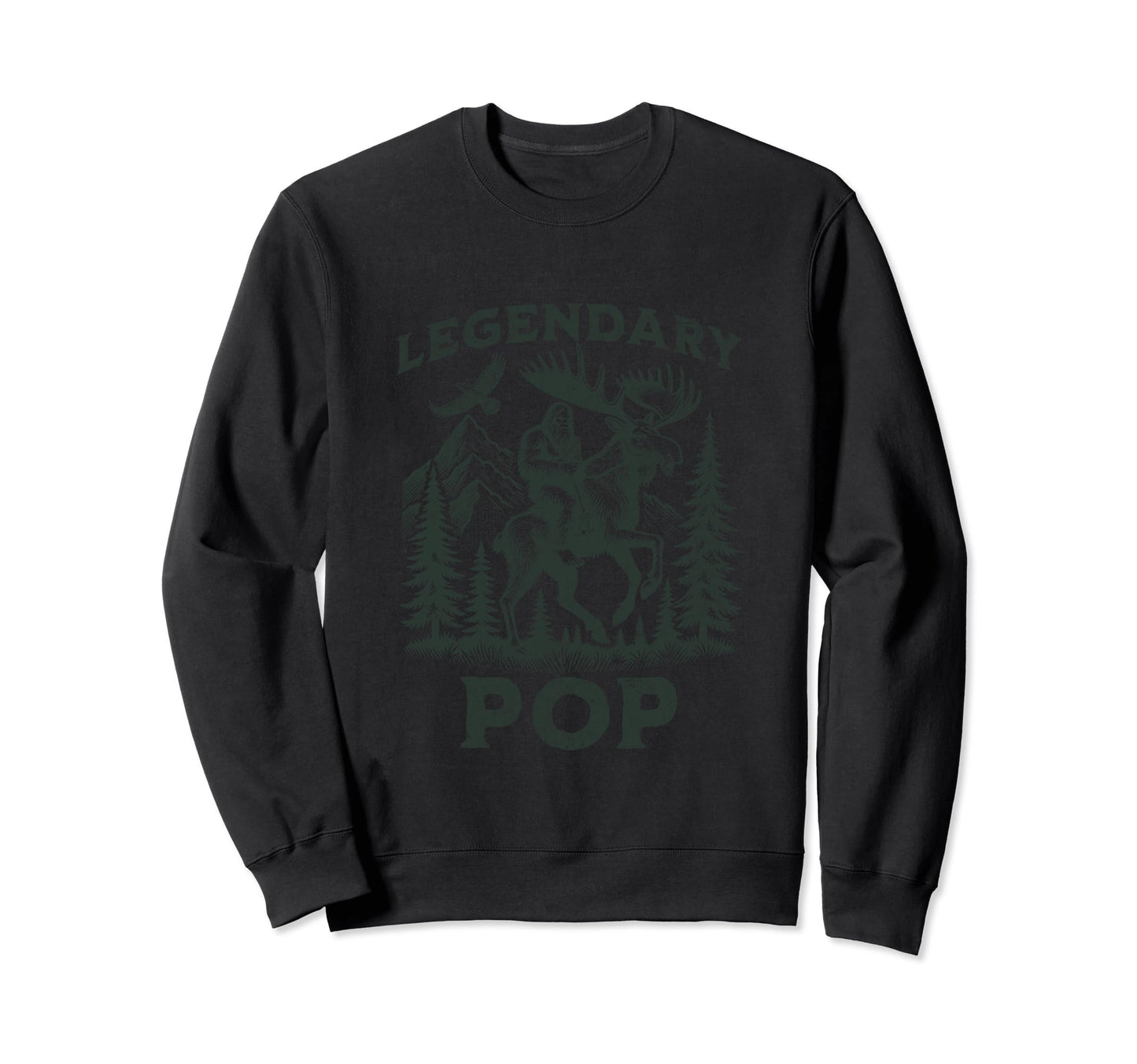 Legendary Pop Bigfoot Funny Sweatshirt - Custom Art Print Men Women - T-Shirt, Sweatshirt, Hoodie