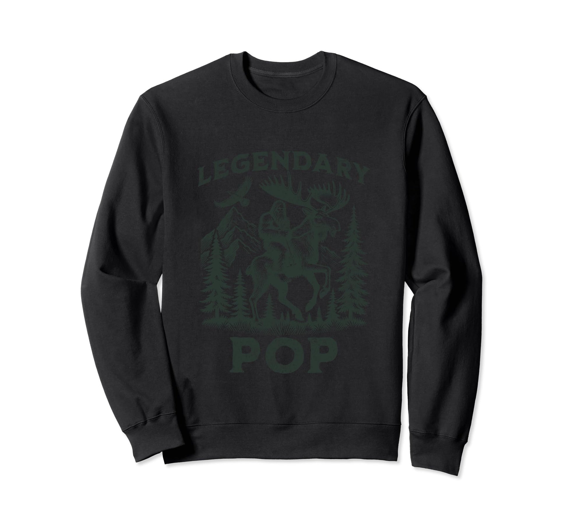 Legendary Pop Bigfoot Funny Sweatshirt - Custom Art Print Men Women - T-Shirt, Sweatshirt, Hoodie