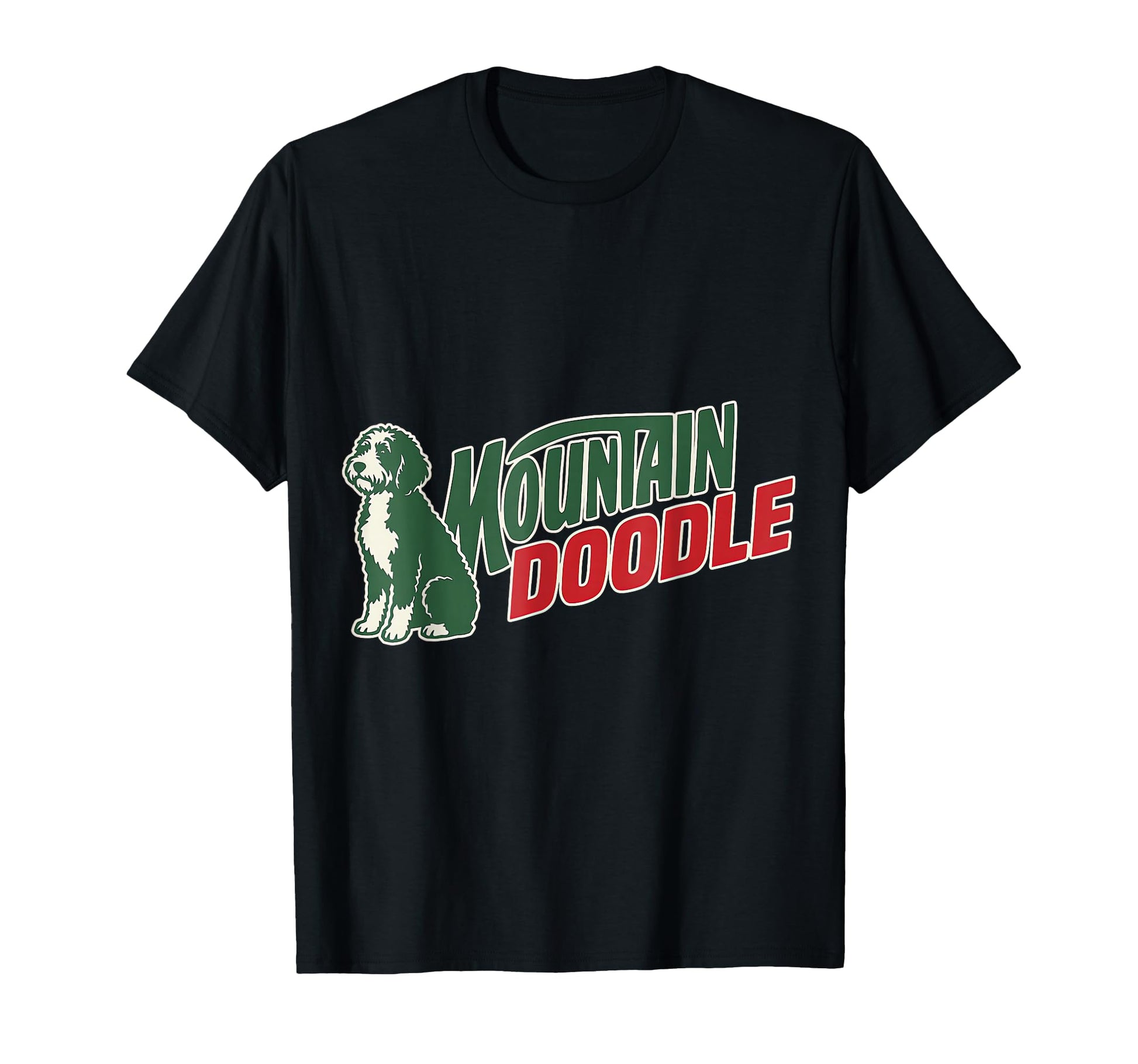 Mountain Doodle Dog Lovers Outdoor T-Shirt - Custom Art Print for Adults - T-Shirt, Sweatshirt, Hoodie