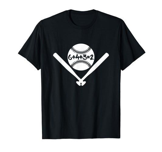 6432 Baseball Double Play Mom Dad 6 T-Shirt - Custom Art Print for Adults - T-Shirt, Sweatshirt, Hoodie