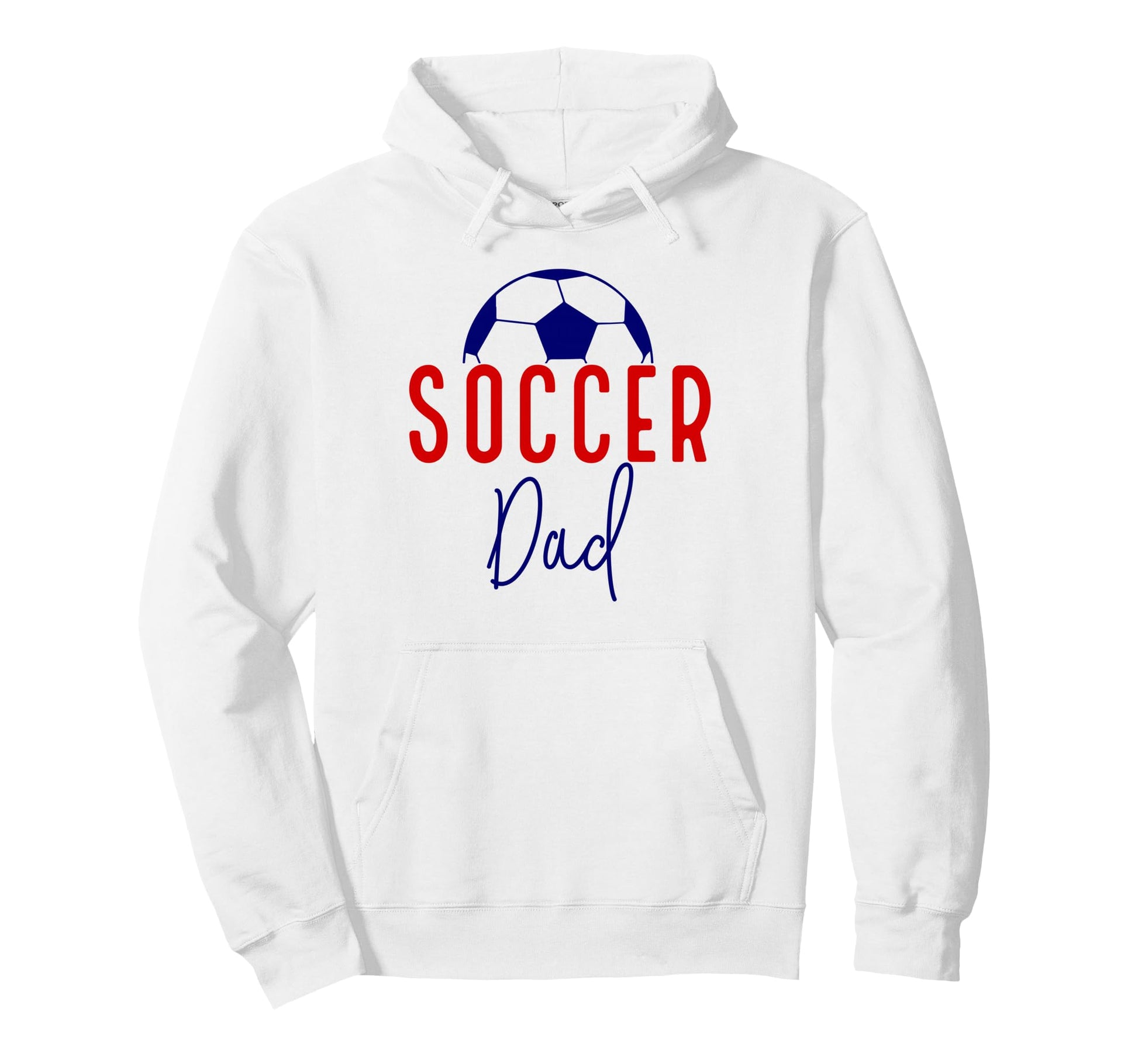Soccer Dad Soccer Daddy Father Hoodie - Minimalist Print for Adults - T-Shirt, Sweatshirt, Hoodie