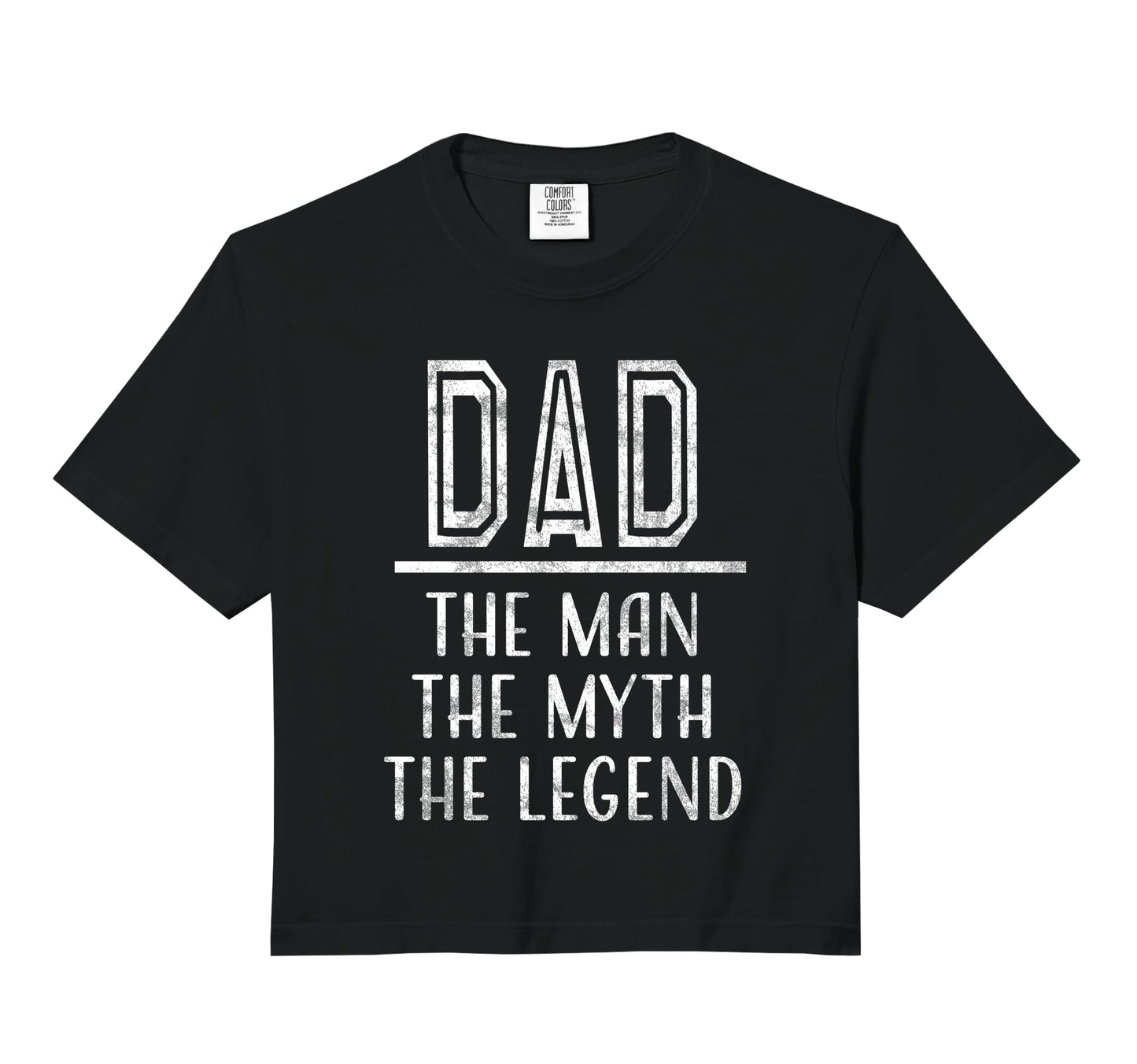 Fathers Day Dad Myth Legend Word Sweatshirt - Minimalist Print Men Women - T-Shirt, Sweatshirt, Hoodie