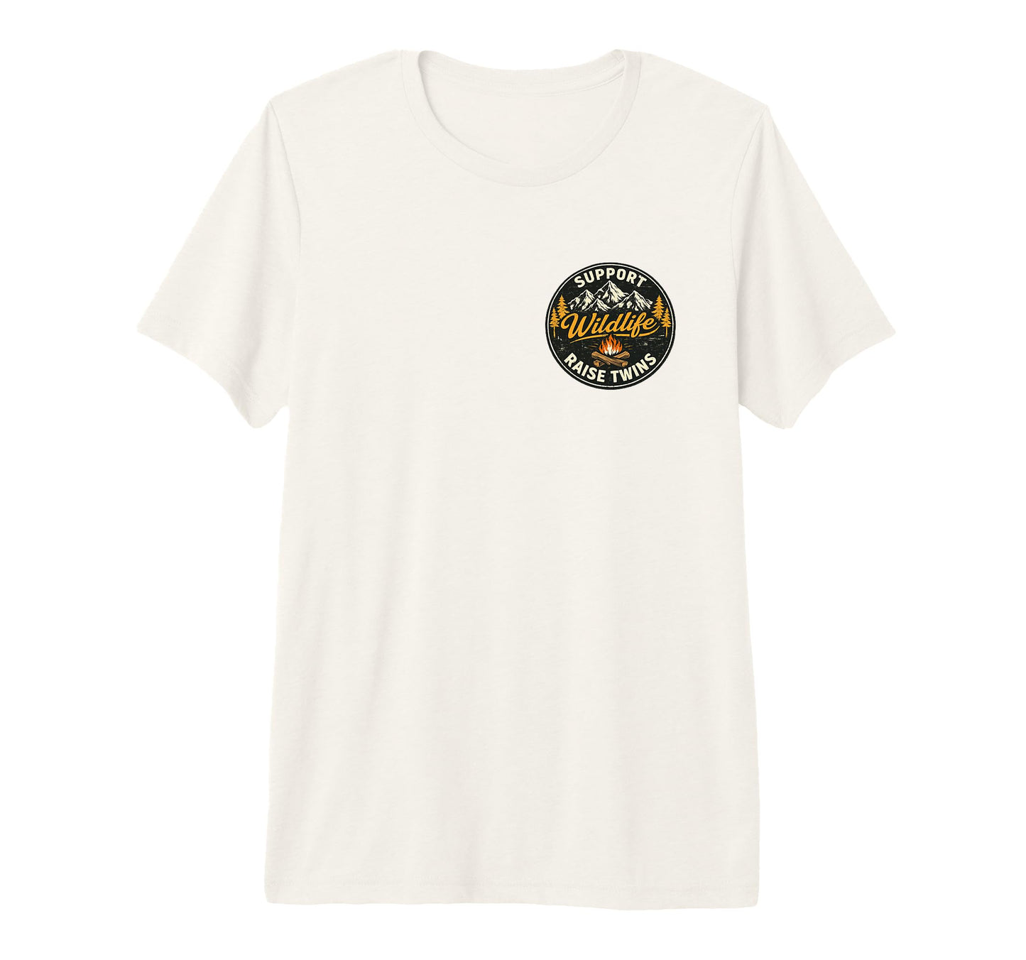 Support Wildlife Raise Twins Funny Mom T-Shirt - Unique Graphic for Adults - T-Shirt, Sweatshirt, Hoodie