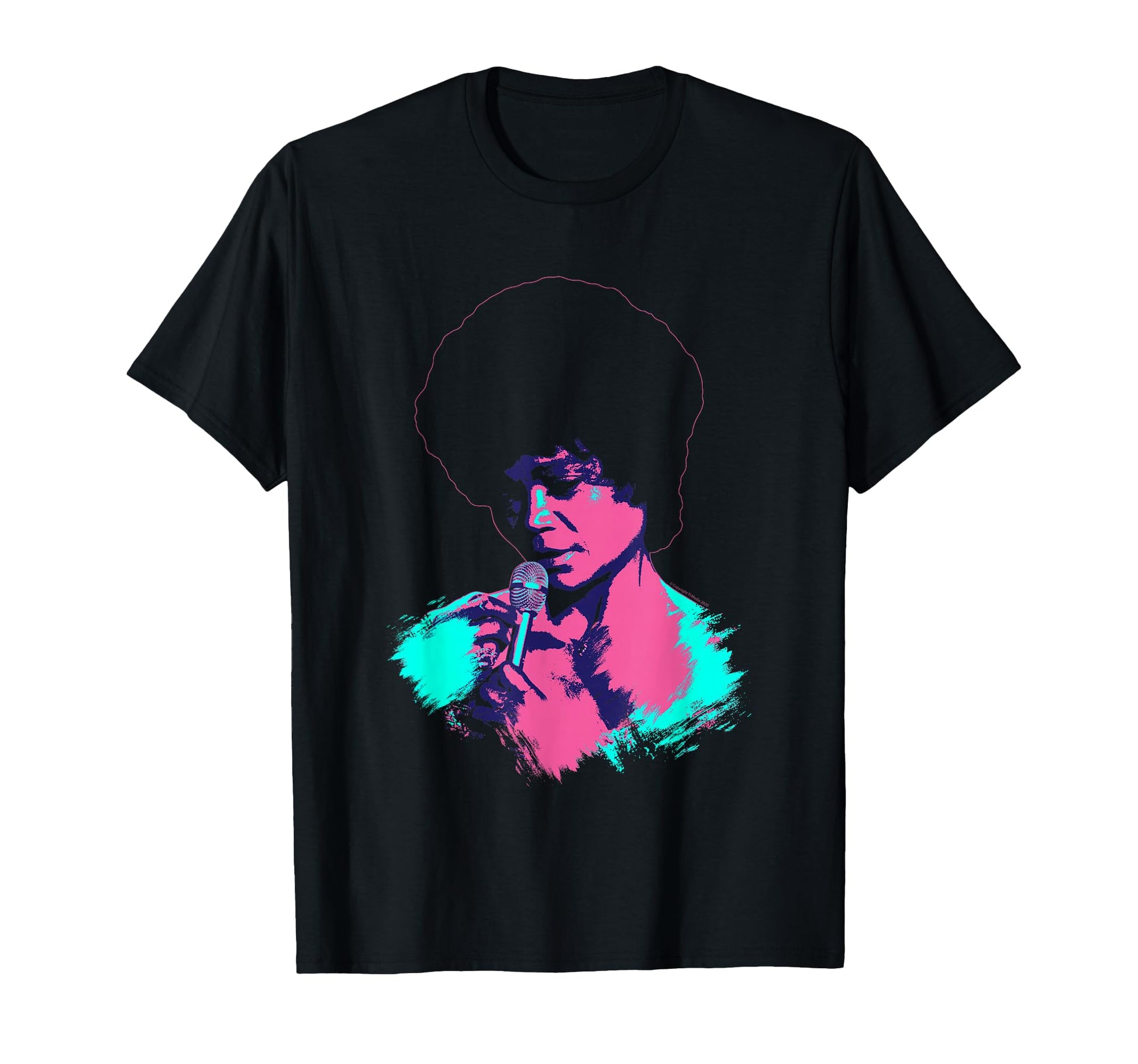 Tv Times Singer Eartha Kitt 1973 Pop Art T-Shirt - Custom Art Print Unisex - T-Shirt, Sweatshirt, Hoodie