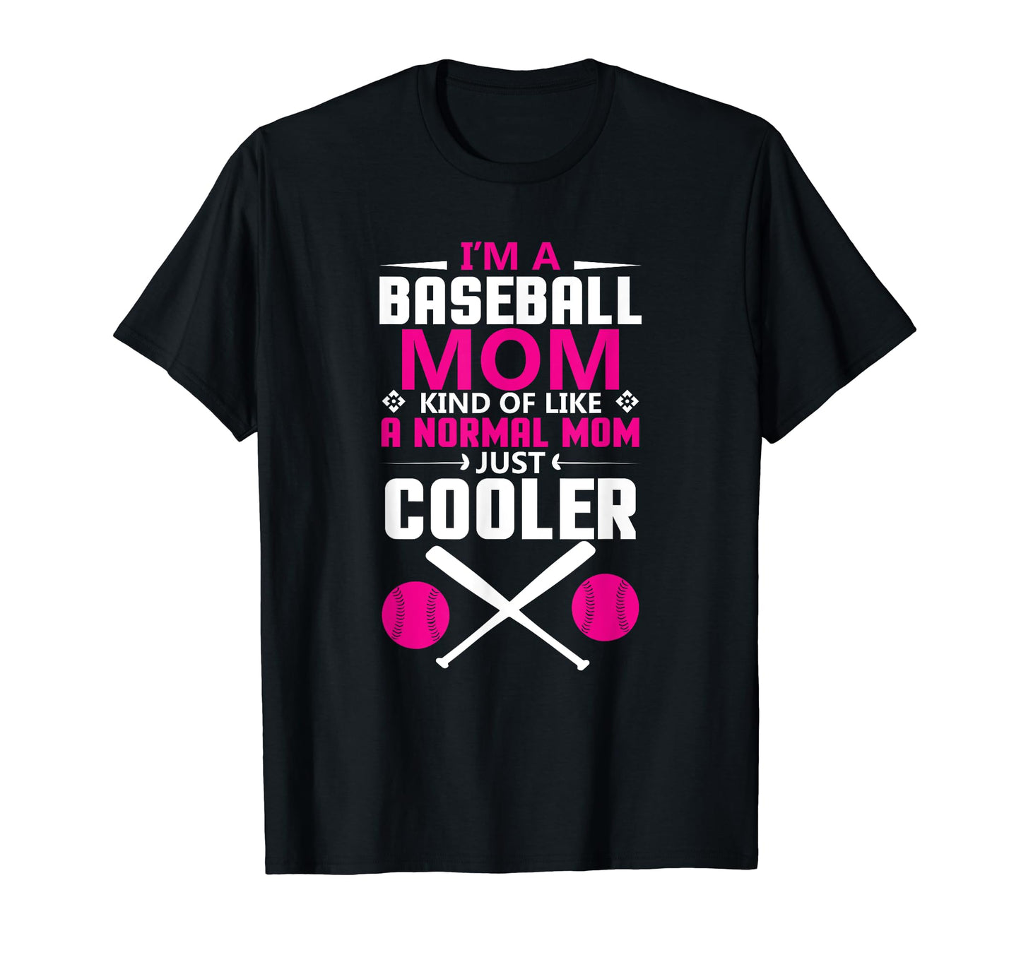 Im Baseball Mom Kind Like Normal Mom T-Shirt - Unique Graphic Men Women - T-Shirt, Sweatshirt, Hoodie