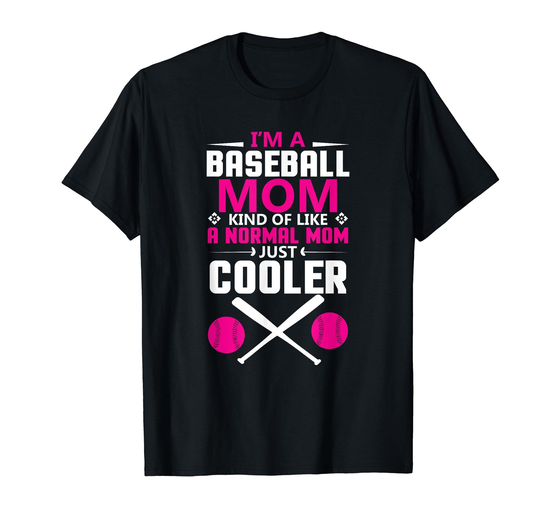 Im Baseball Mom Kind Like Normal Mom T-Shirt - Unique Graphic Men Women - T-Shirt, Sweatshirt, Hoodie