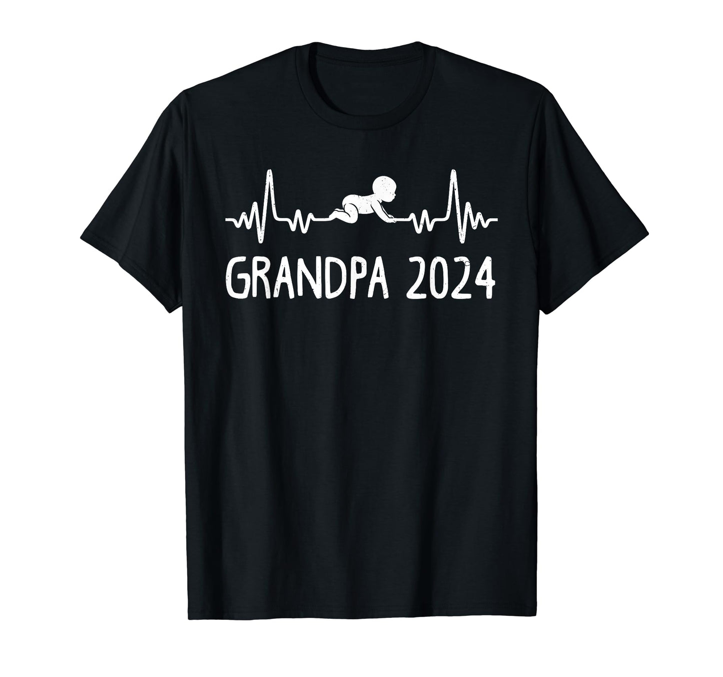 Grandpa 2024 Promoted To Grandpa T-Shirt - Casual Everyday Wear for Adults - T-Shirt, Sweatshirt, Hoodie