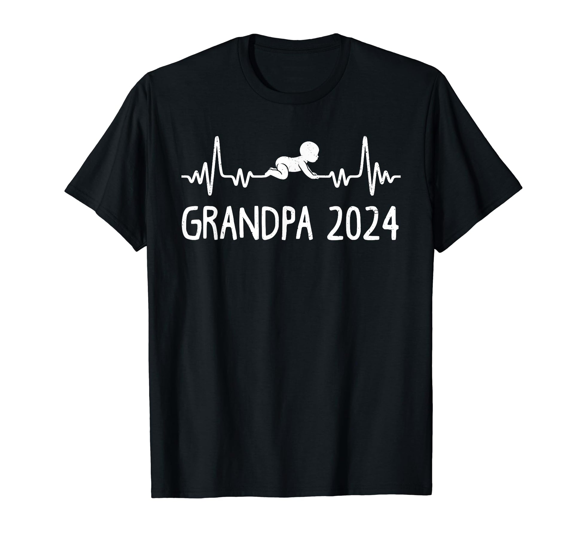 Grandpa 2024 Promoted To Grandpa T-Shirt - Casual Everyday Wear for Adults - T-Shirt, Sweatshirt, Hoodie