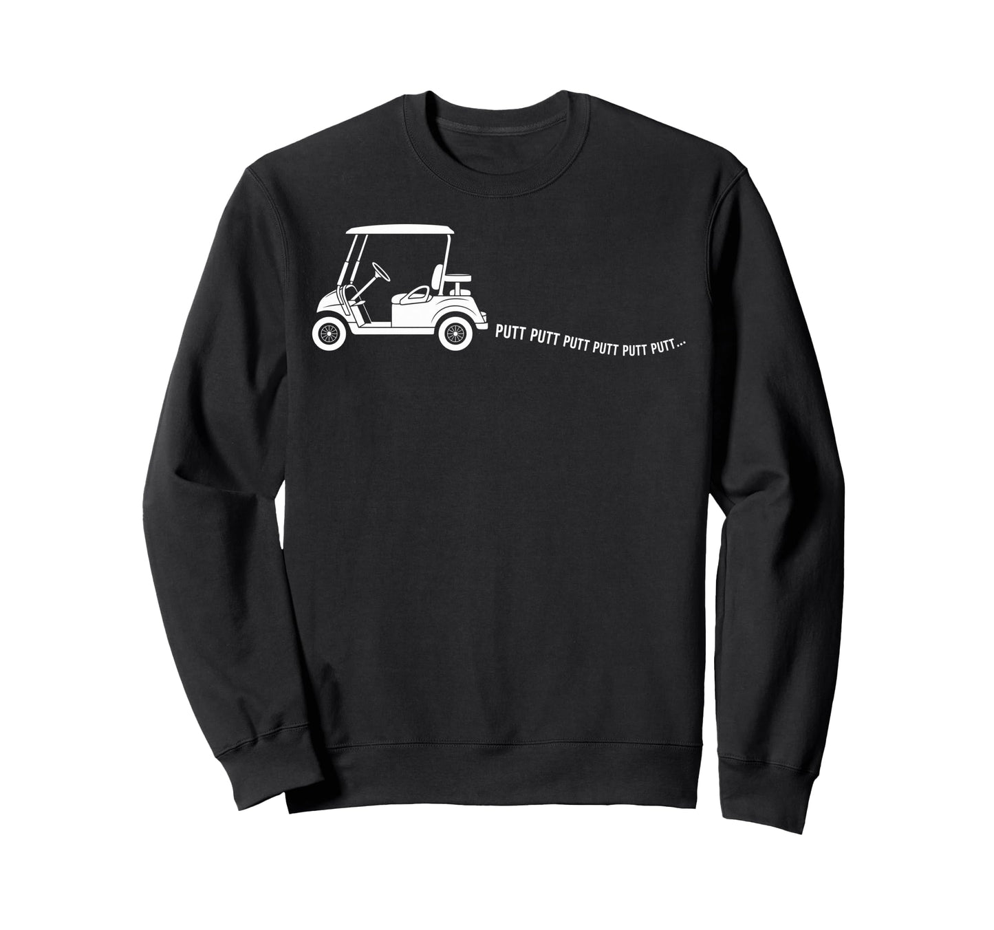 Funny Golf Cart Player Golfing Golfer Sweatshirt - Custom Art Print Unisex - T-Shirt, Sweatshirt, Hoodie
