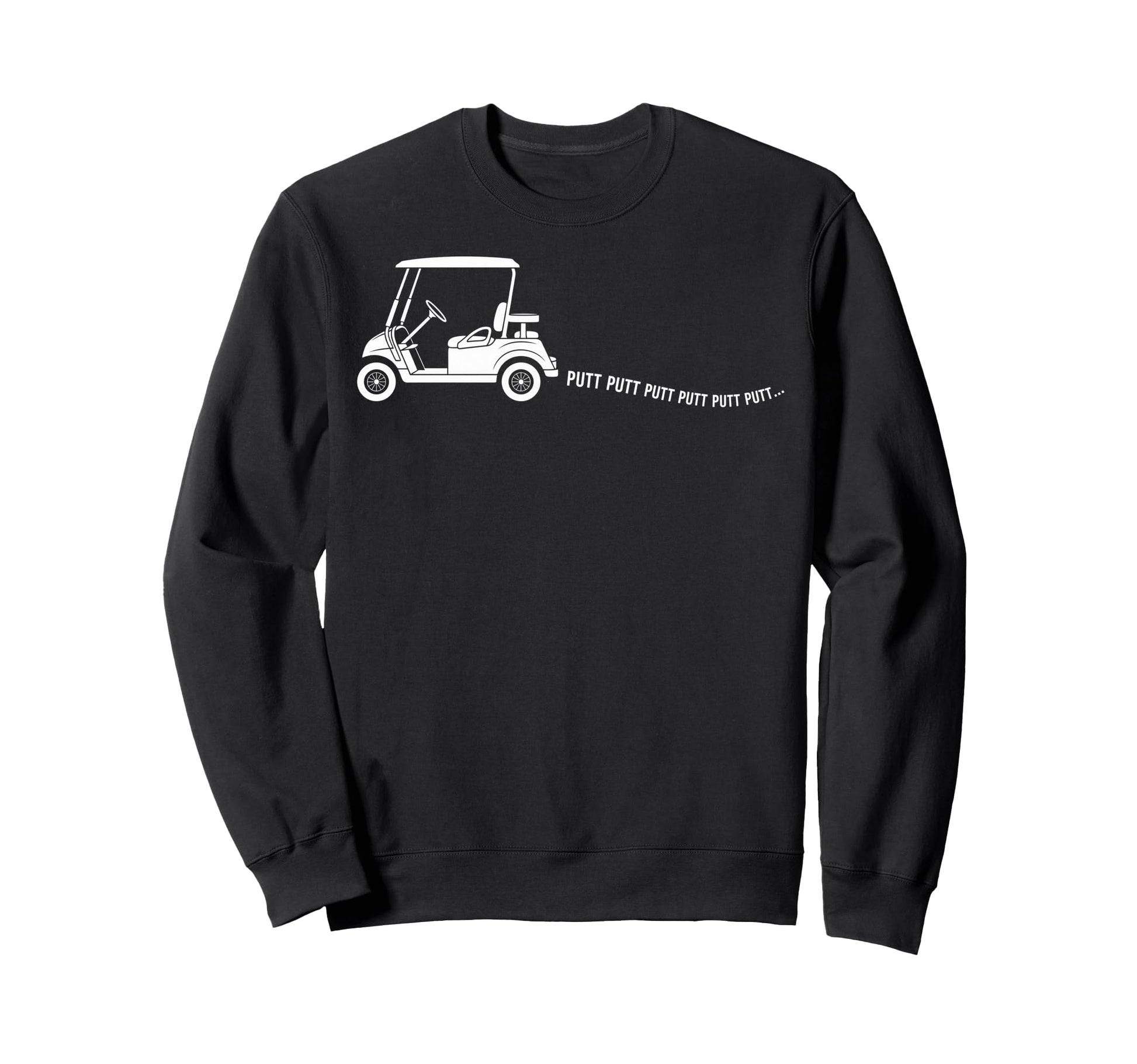 Funny Golf Cart Player Golfing Golfer Sweatshirt - Custom Art Print Unisex - T-Shirt, Sweatshirt, Hoodie