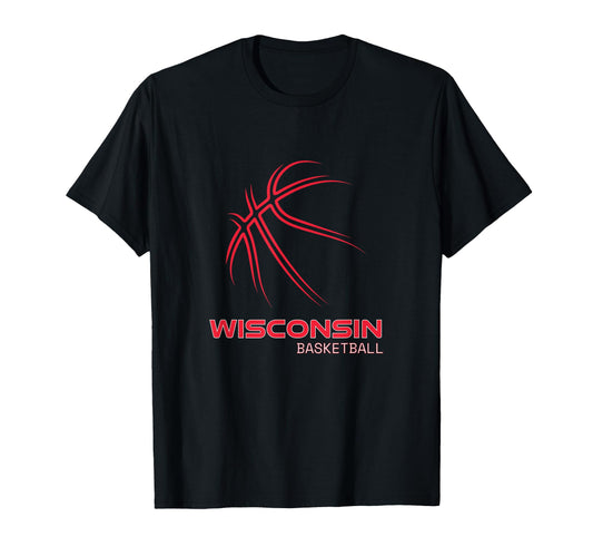 Basketball Wi Love Badger State T-Shirt - Unique Graphic Men Women - T-Shirt, Sweatshirt, Hoodie