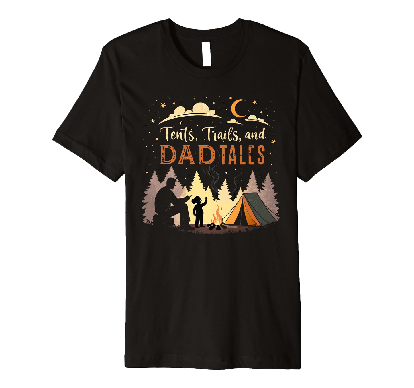 Exploring Trails And Telling Tales T-Shirt - Fun Novelty Design for Adults - T-Shirt, Sweatshirt, Hoodie
