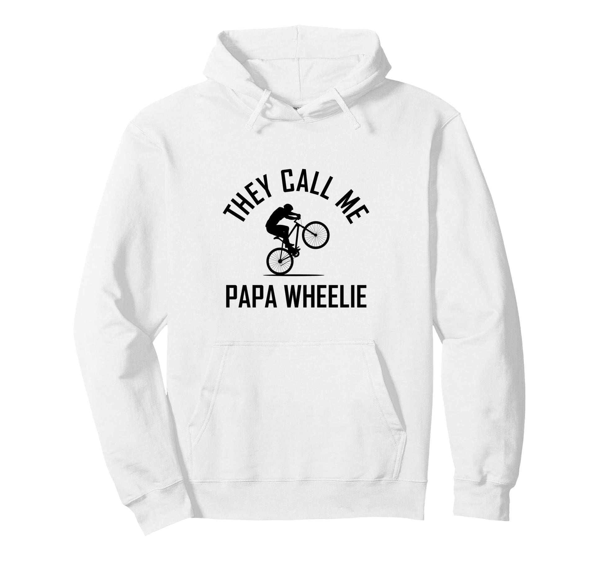 They Call Me Papa Mens Mountain Biking Hoodie - Graphic Print for Adults - T-Shirt, Sweatshirt, Hoodie