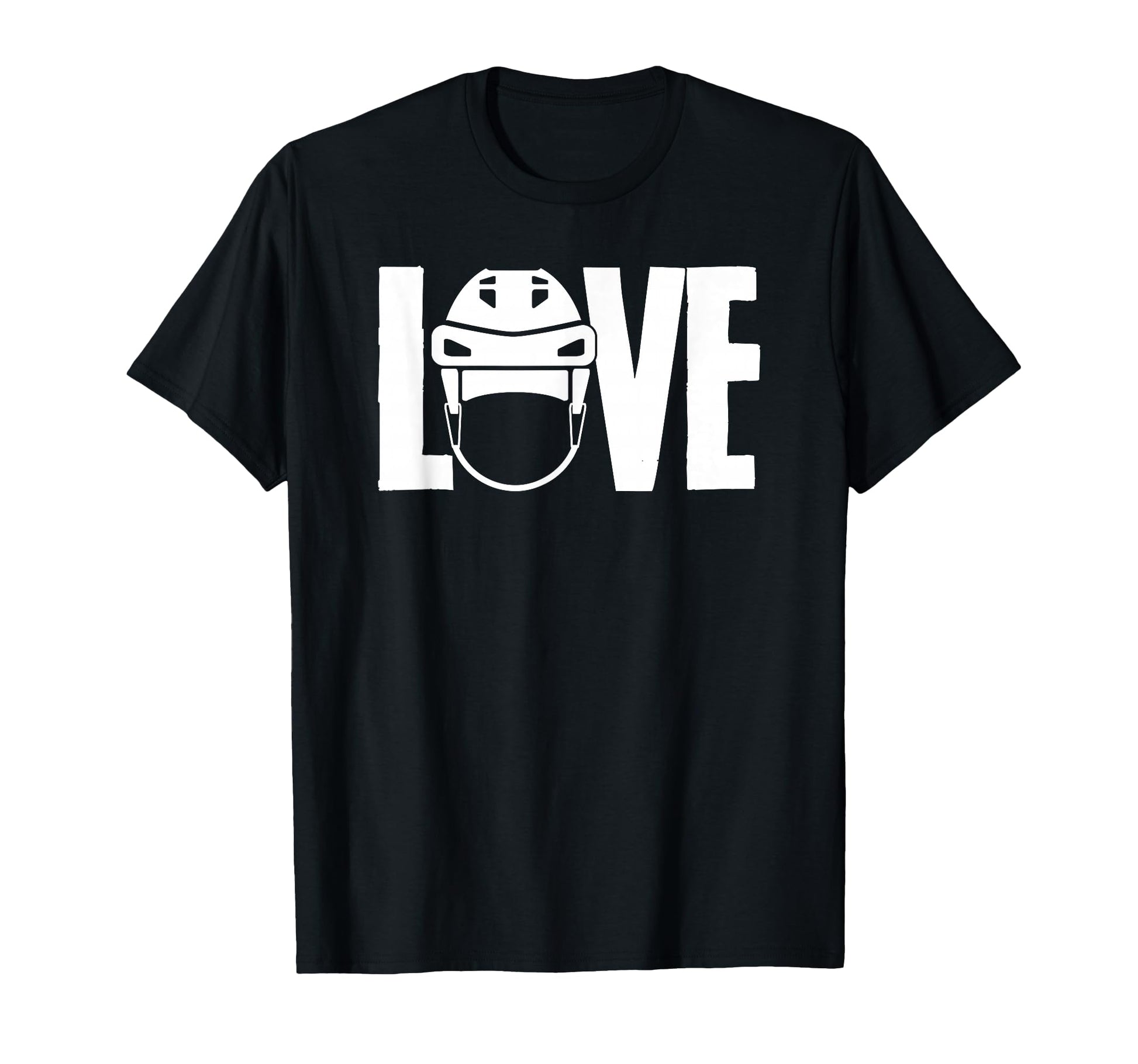 Love Hockey Sports Hockey Players T-Shirt - Minimalist Print for Adults - T-Shirt, Sweatshirt, Hoodie