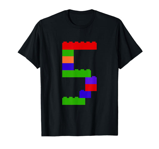 5Th Birthday This Little Builder Is T-Shirt - Custom Art Print for Adults - T-Shirt, Sweatshirt, Hoodie