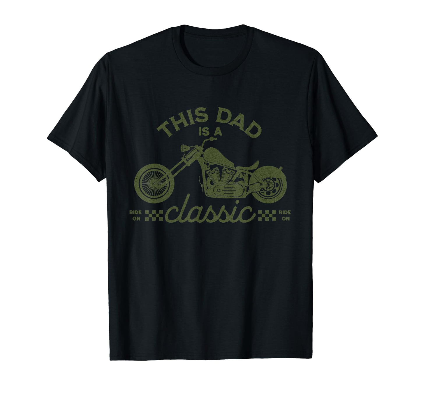 This Dad Is Funny Motorcycle T-Shirt - Fun Novelty Design for Adults - T-Shirt, Sweatshirt, Hoodie