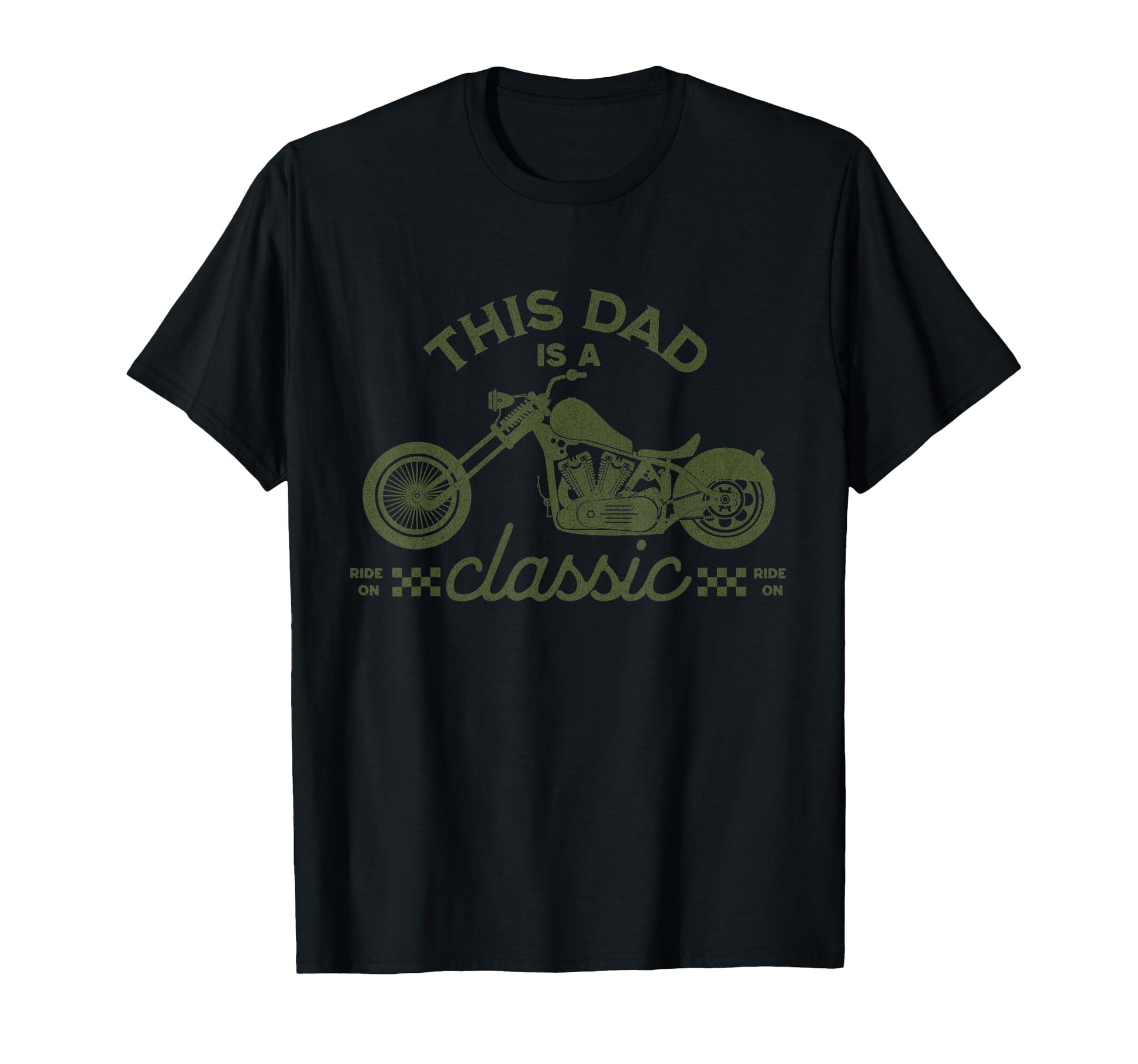 This Dad Is Funny Motorcycle T-Shirt - Fun Novelty Design for Adults - T-Shirt, Sweatshirt, Hoodie
