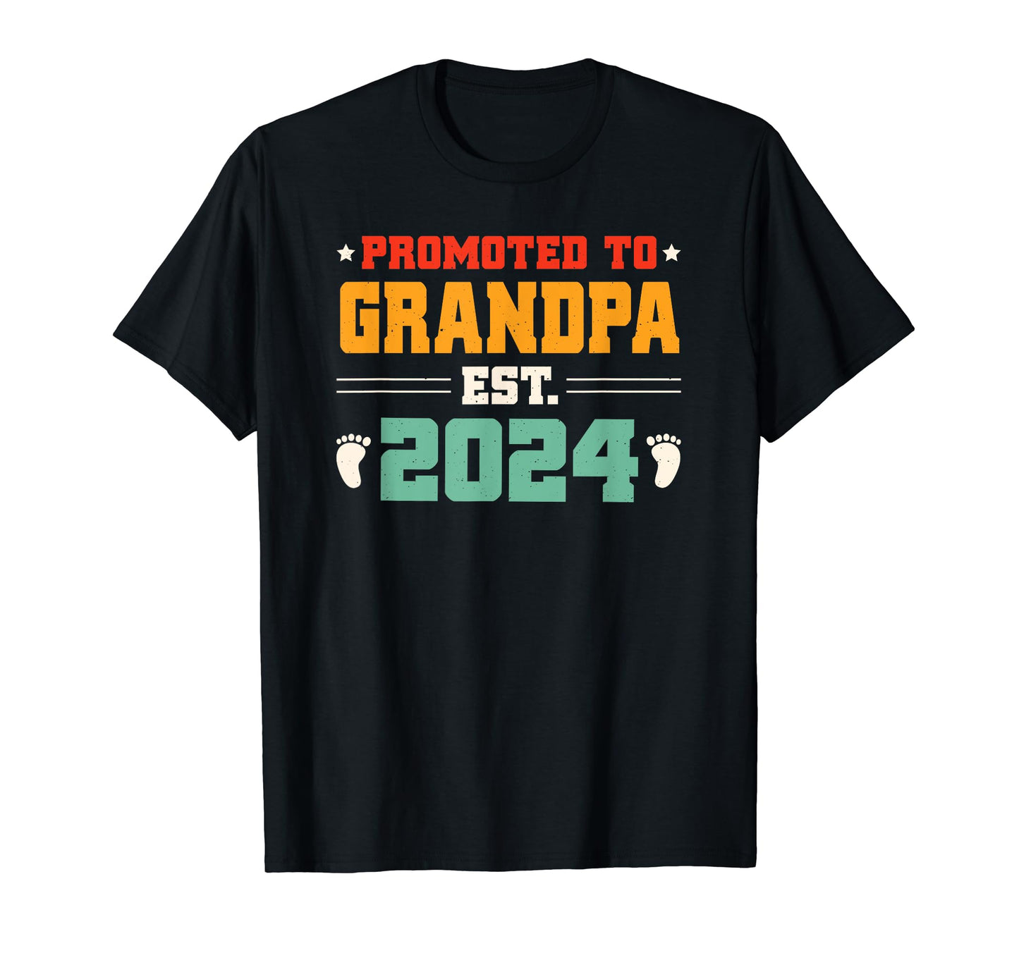 Promoted To Grandpa Est 2024 Nice T-Shirt - Streetwear Style for Adults - T-Shirt, Sweatshirt, Hoodie