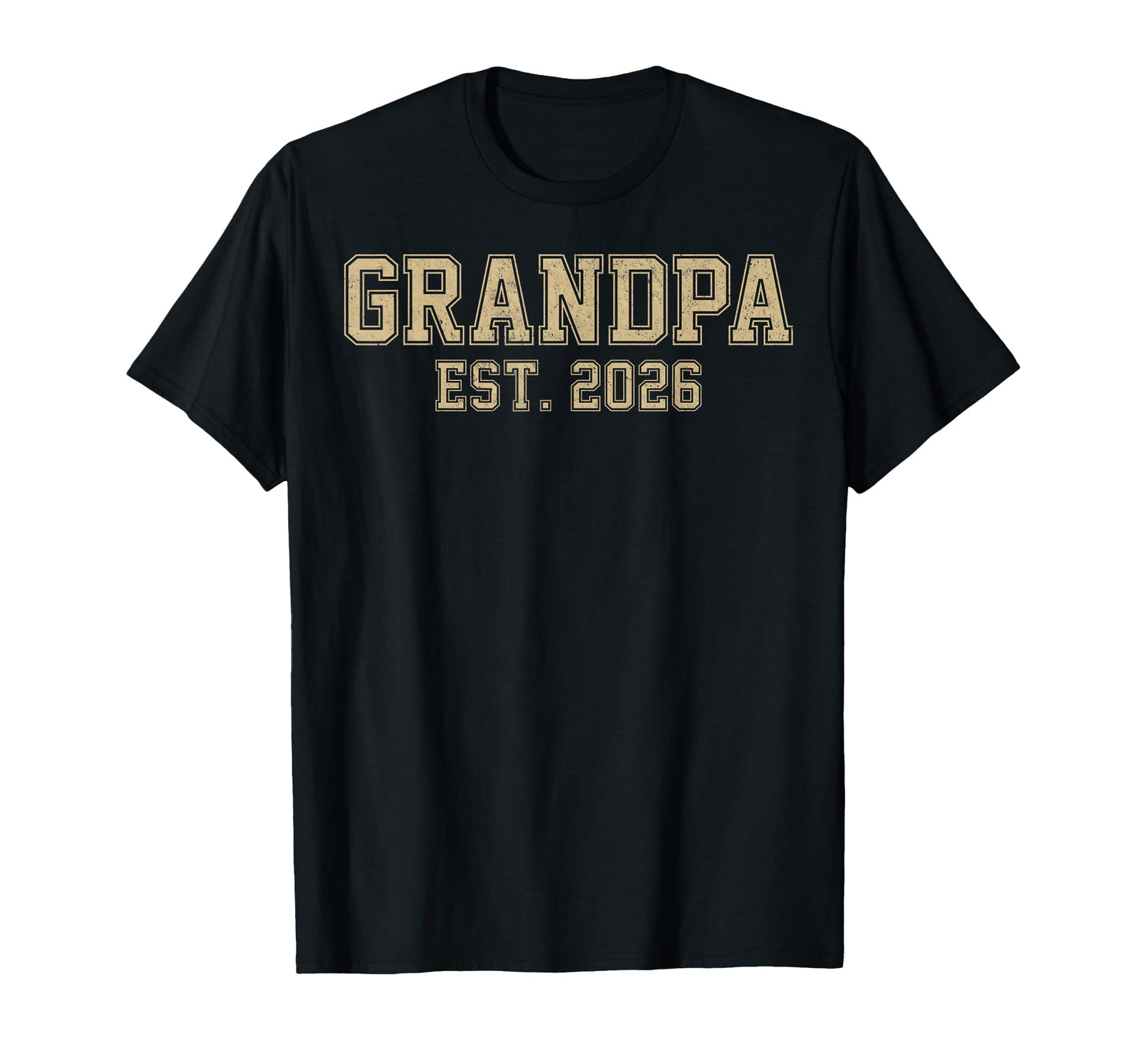 Mens Promoted To Grandpa Est 2026 T-Shirt - Trendy Graphic Men Women - T-Shirt, Sweatshirt, Hoodie