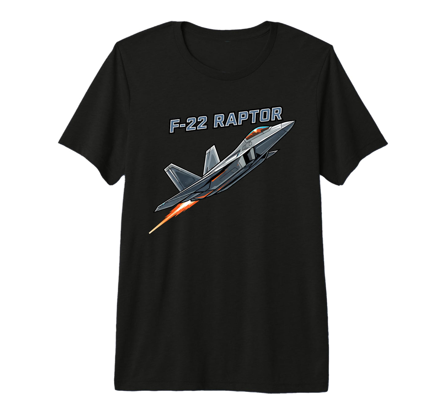 F22 Raptor Stealth Fighter Jet Airplane T-Shirt - Unique Graphic Men Women - T-Shirt, Sweatshirt, Hoodie