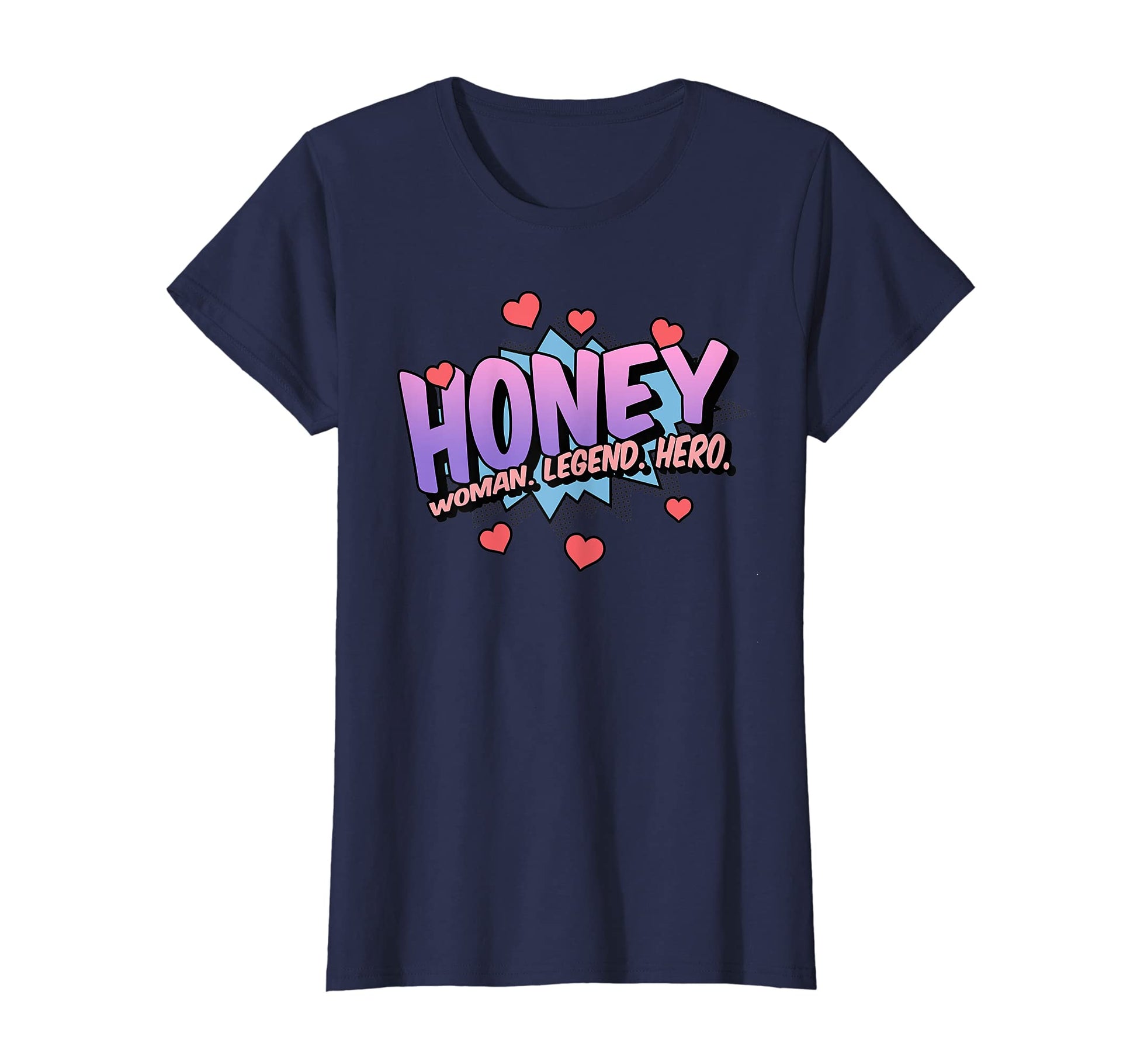 Womens Honey Grandma Legend Hero Pop Art T-Shirt - Graphic Print Men Women - T-Shirt, Sweatshirt, Hoodie