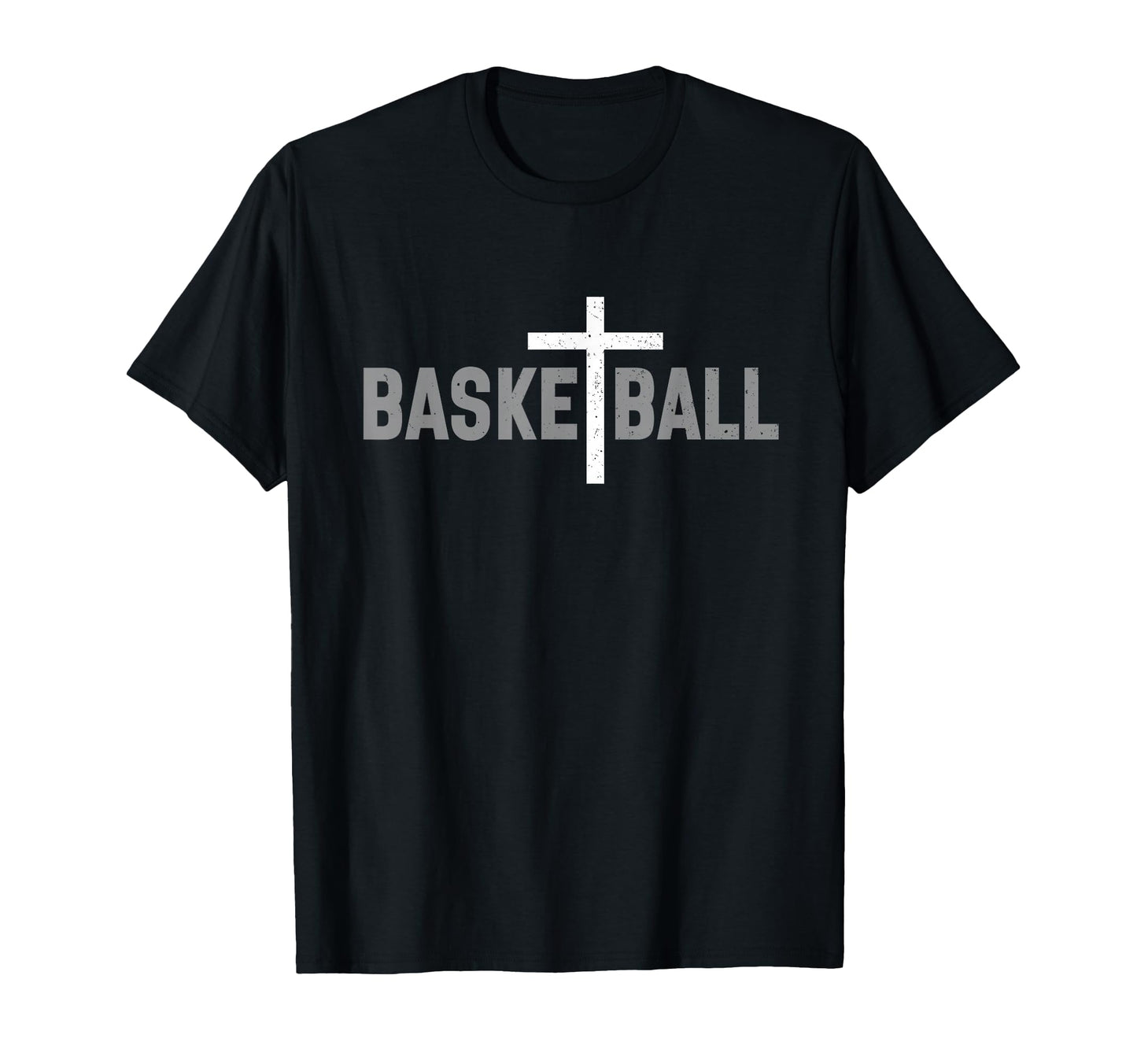 Christian Basketball Cross T-Shirt - Fun Novelty Design Unisex - T-Shirt, Sweatshirt, Hoodie