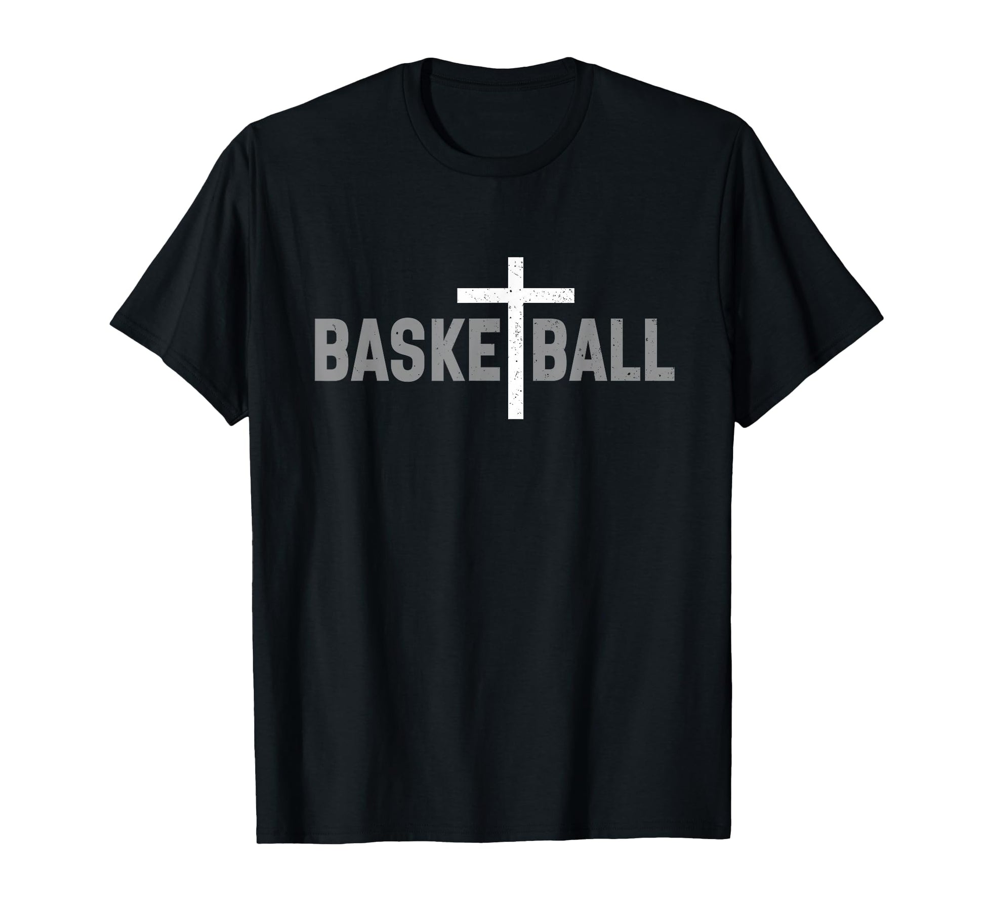 Christian Basketball Cross T-Shirt - Fun Novelty Design Unisex - T-Shirt, Sweatshirt, Hoodie