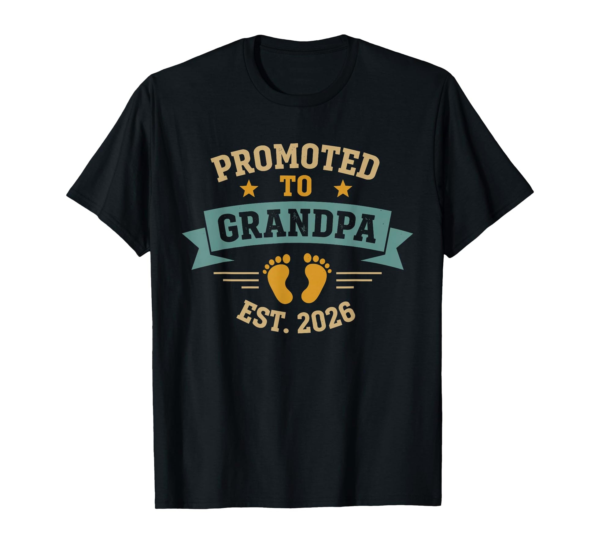 Promoted To Grandpa Est 2026 Pregnancy T-Shirt - Graphic Print Men Women - T-Shirt, Sweatshirt, Hoodie