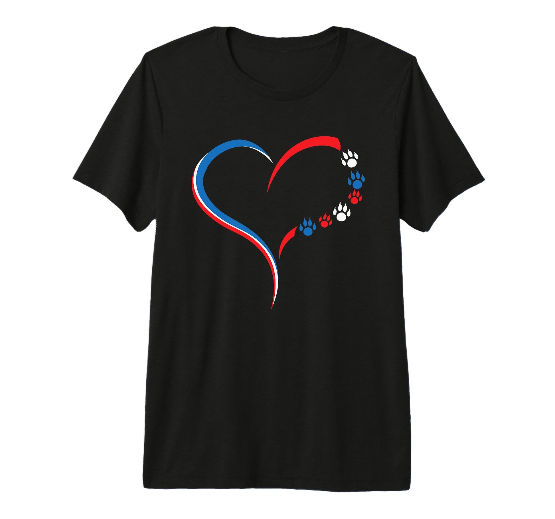 Cat Dog Lover Heart Funny Dog Dad Dog T-Shirt - Novelty Apparel for Adults - T-Shirt, Sweatshirt, Hoodie